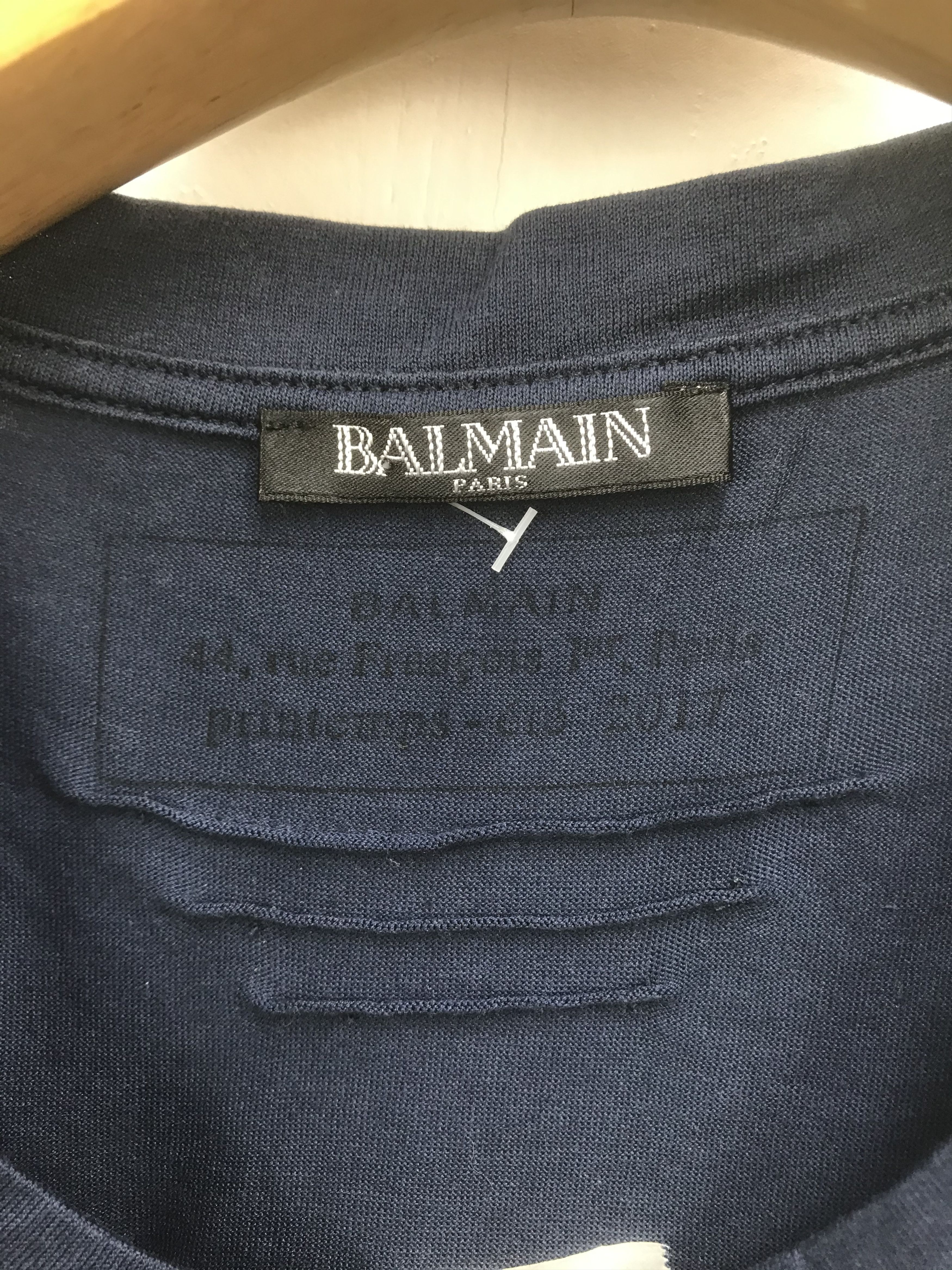 Balmain BALMAIN EMBROIDERY LOGO SHIRT XS FIT M Size US M / EU 48-50 / 2 - 7 Thumbnail