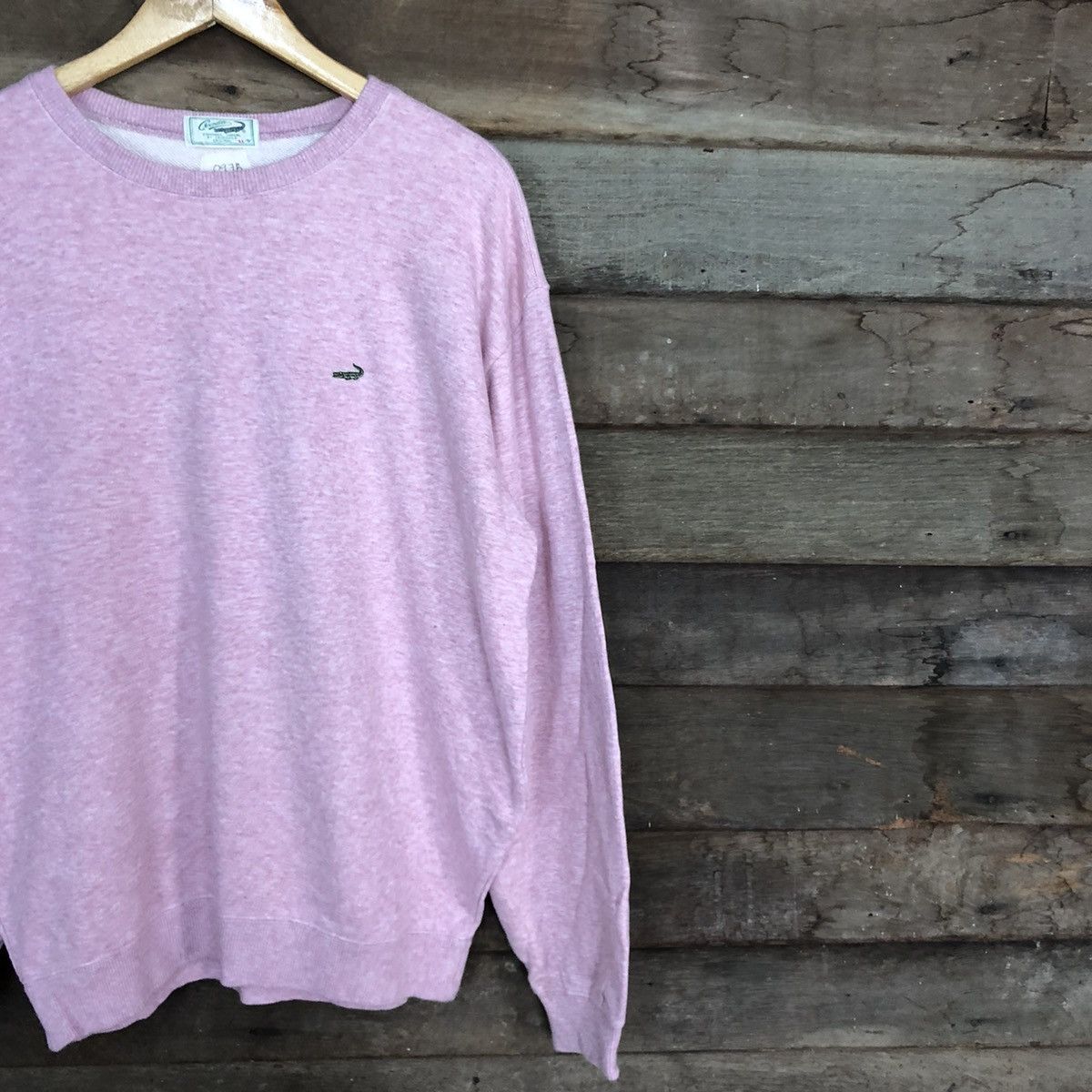 Japanese Brand Crocodile Pink vintage Sweatshirt #097B Size US XL / EU 56 / 4 - 5 Thumbnail