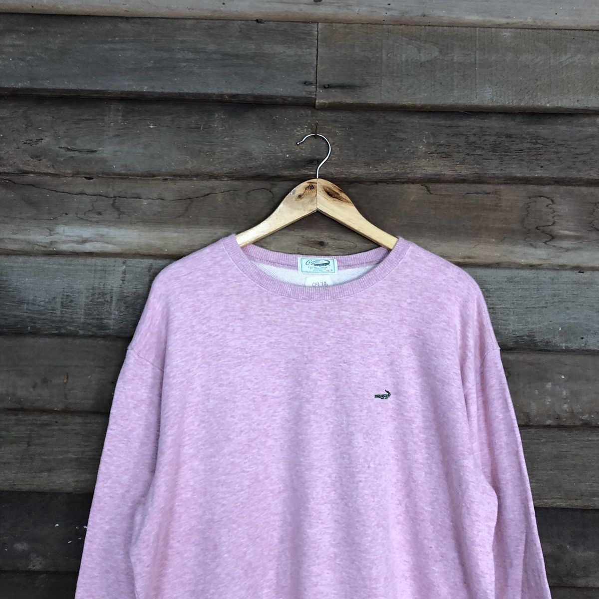 Japanese Brand Crocodile Pink vintage Sweatshirt #097B Size US XL / EU 56 / 4 - 9 Thumbnail
