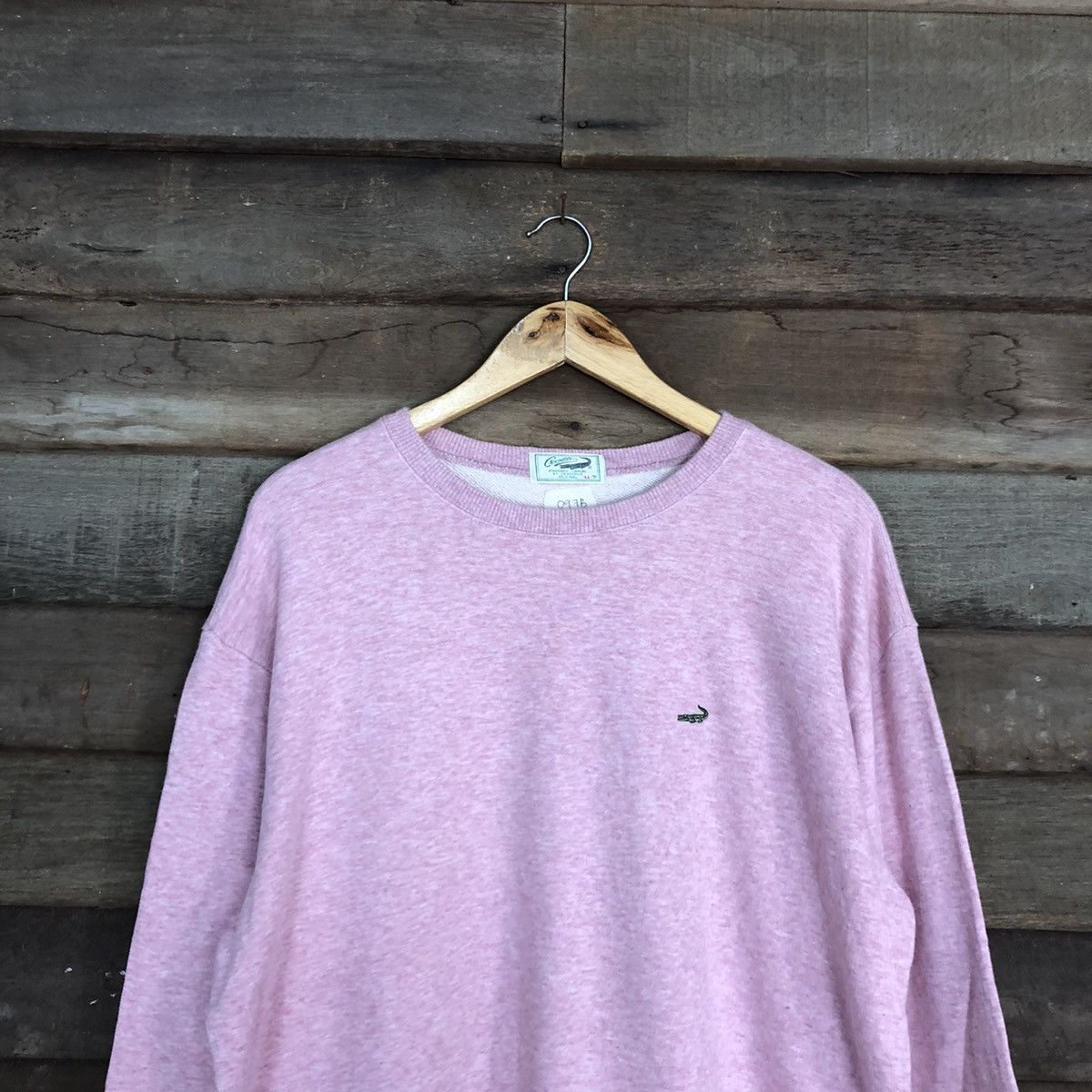 Japanese Brand Crocodile Pink vintage Sweatshirt #097B Size US XL / EU 56 / 4 - 2 Thumbnail