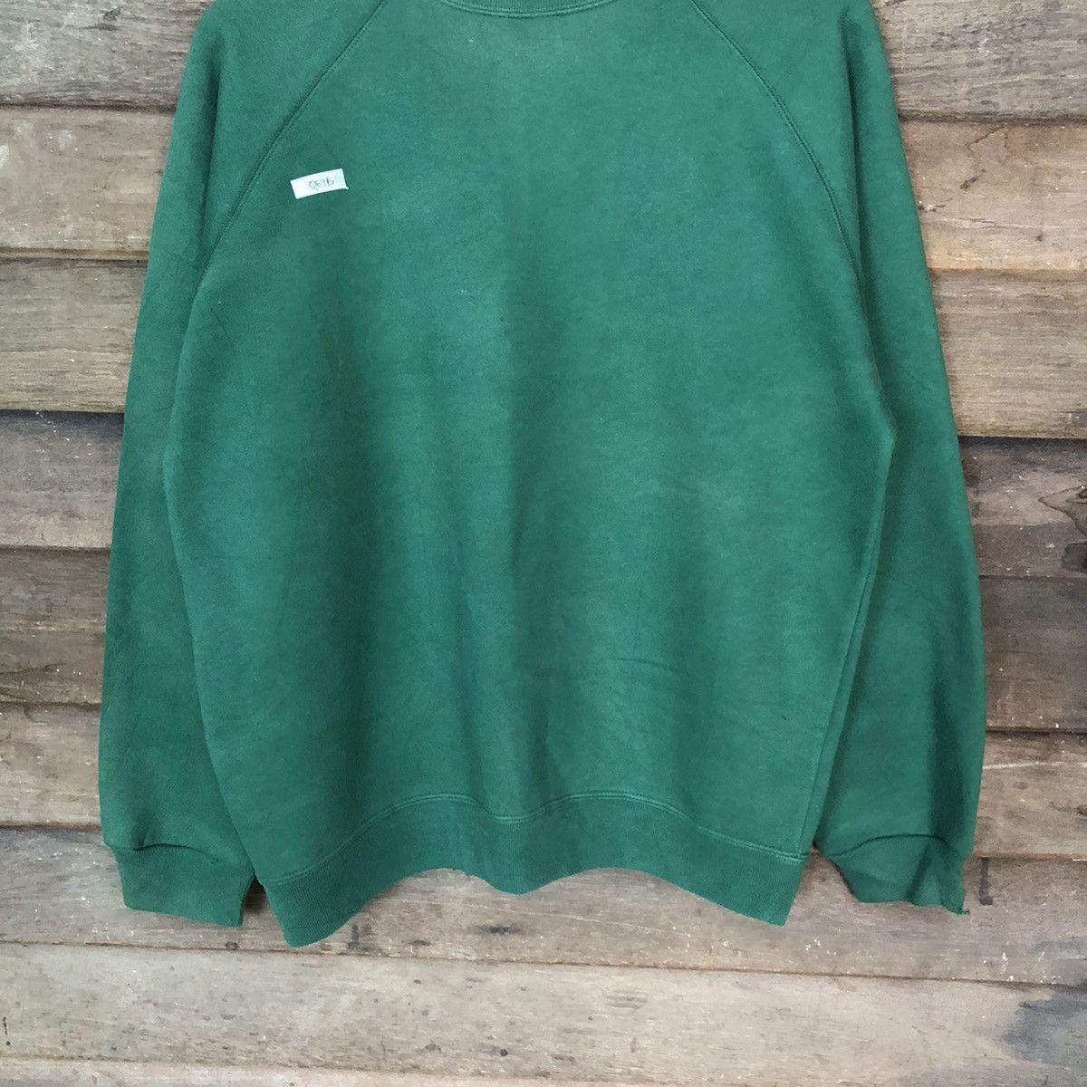 Avirex Avirex japan vintage plain Green Sweatshirt #067B Size US L / EU 52-54 / 3 - 3 Thumbnail
