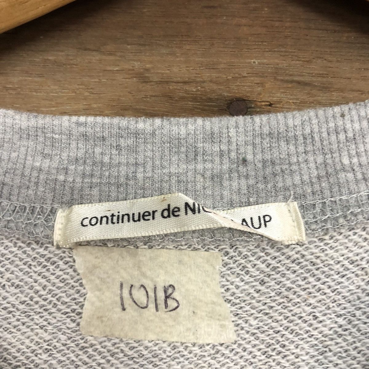 Japanese Brand Nice Claup White bear Grey Sweatshirt #101B Size US M / EU 48-50 / 2 - 11 Thumbnail