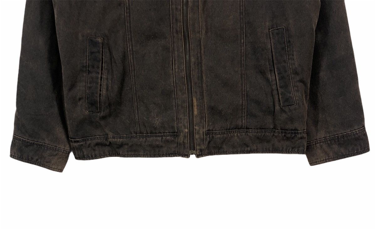 Hang Ten Hangten Jeans Leather Bikers Jacket Size US M / EU 48-50 / 2 - 6 Thumbnail