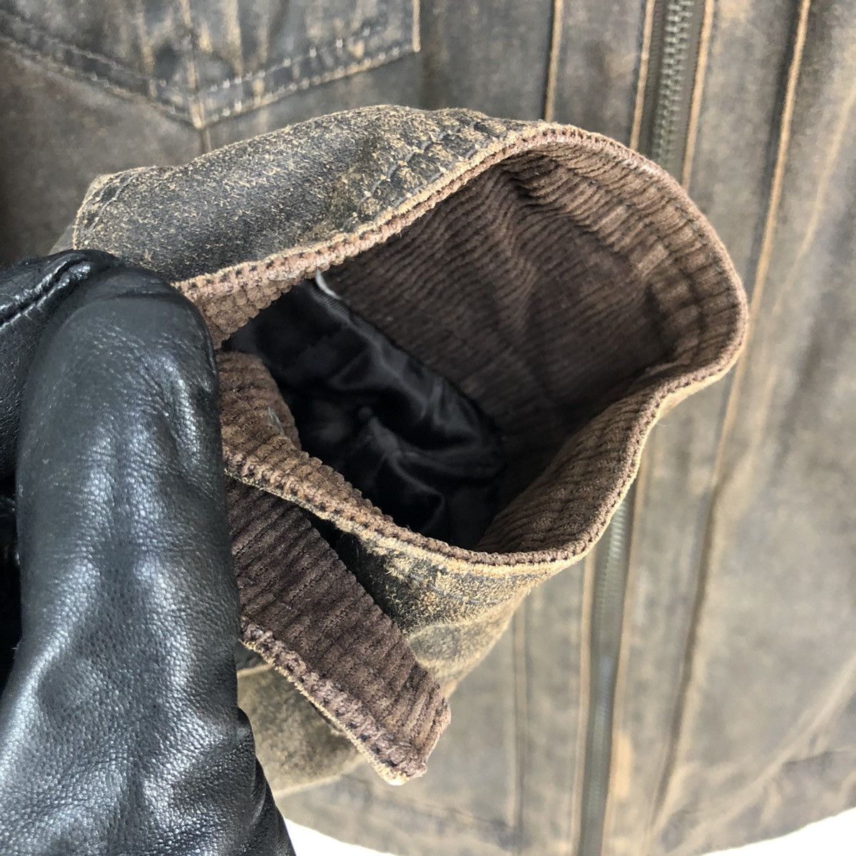 Hang Ten Hangten Jeans Leather Bikers Jacket Size US M / EU 48-50 / 2 - 14 Thumbnail