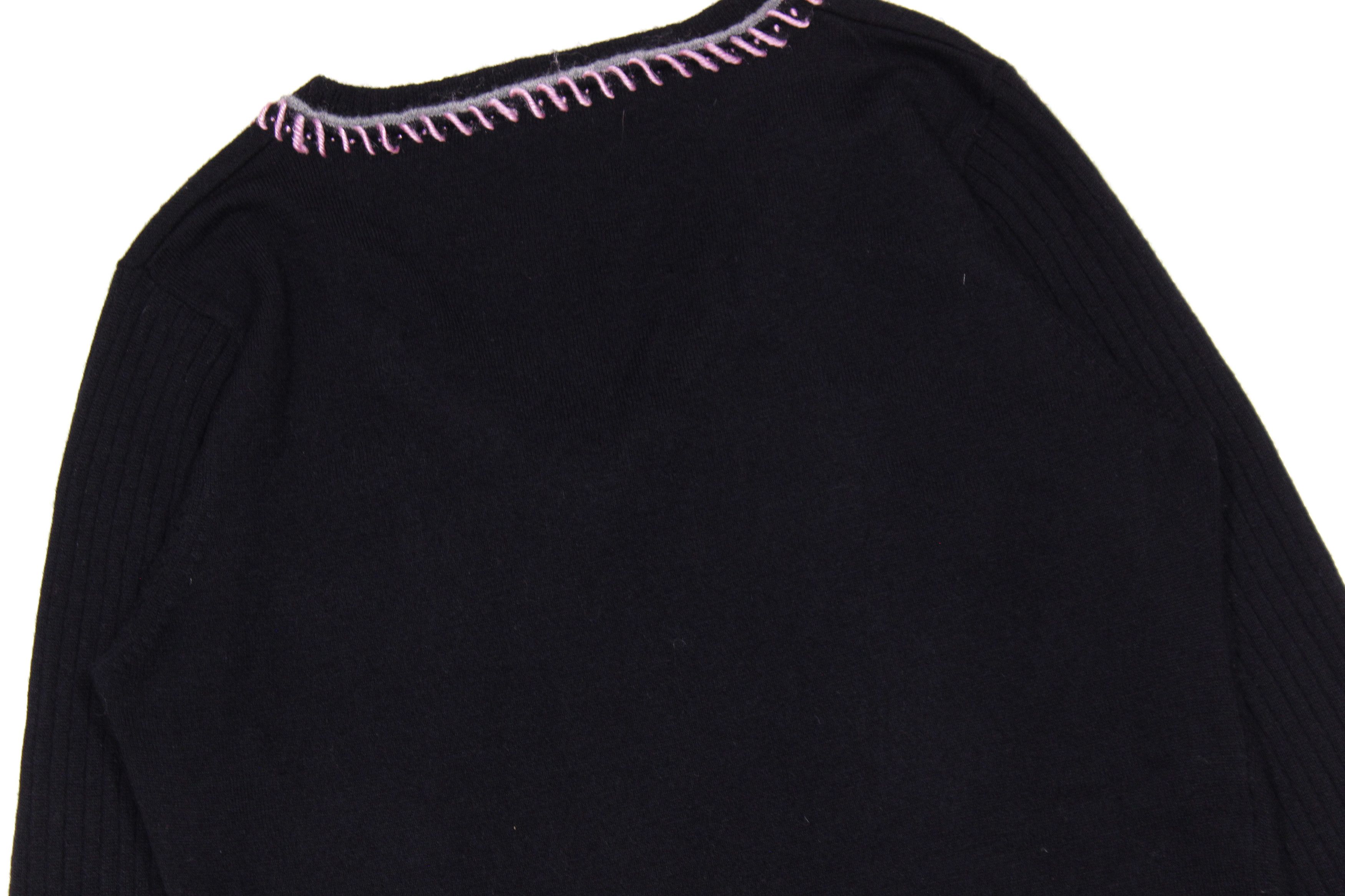 Gucci 90S Women's Wool Silk Cashmere Sweater Vintage Size M / US 6-8 / IT 42-44 - 6 Thumbnail