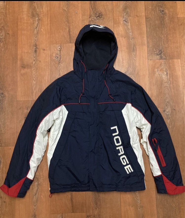 image of Outdoor Life x Ski Thor Steinar Outerwear Jacket Mens Large Full Zip All Season in Navy Blue