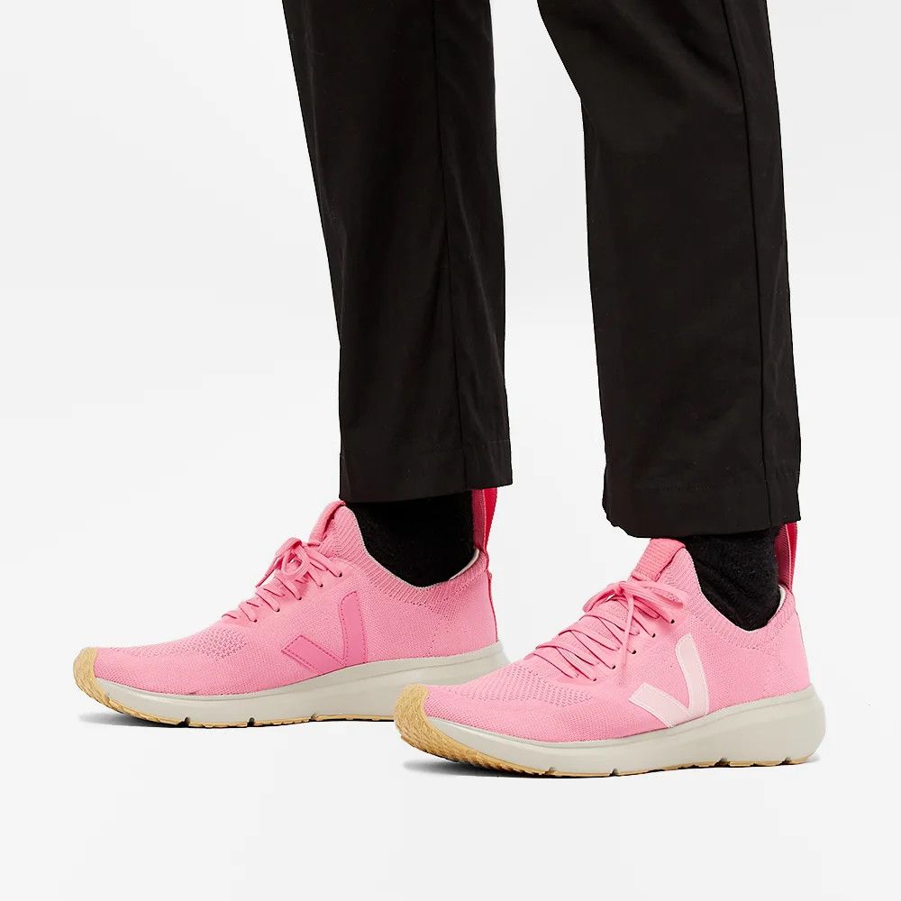 🔥[SALE]🔥 Rick Owens x Veja Pop Pink Sock Vegan Sneakers