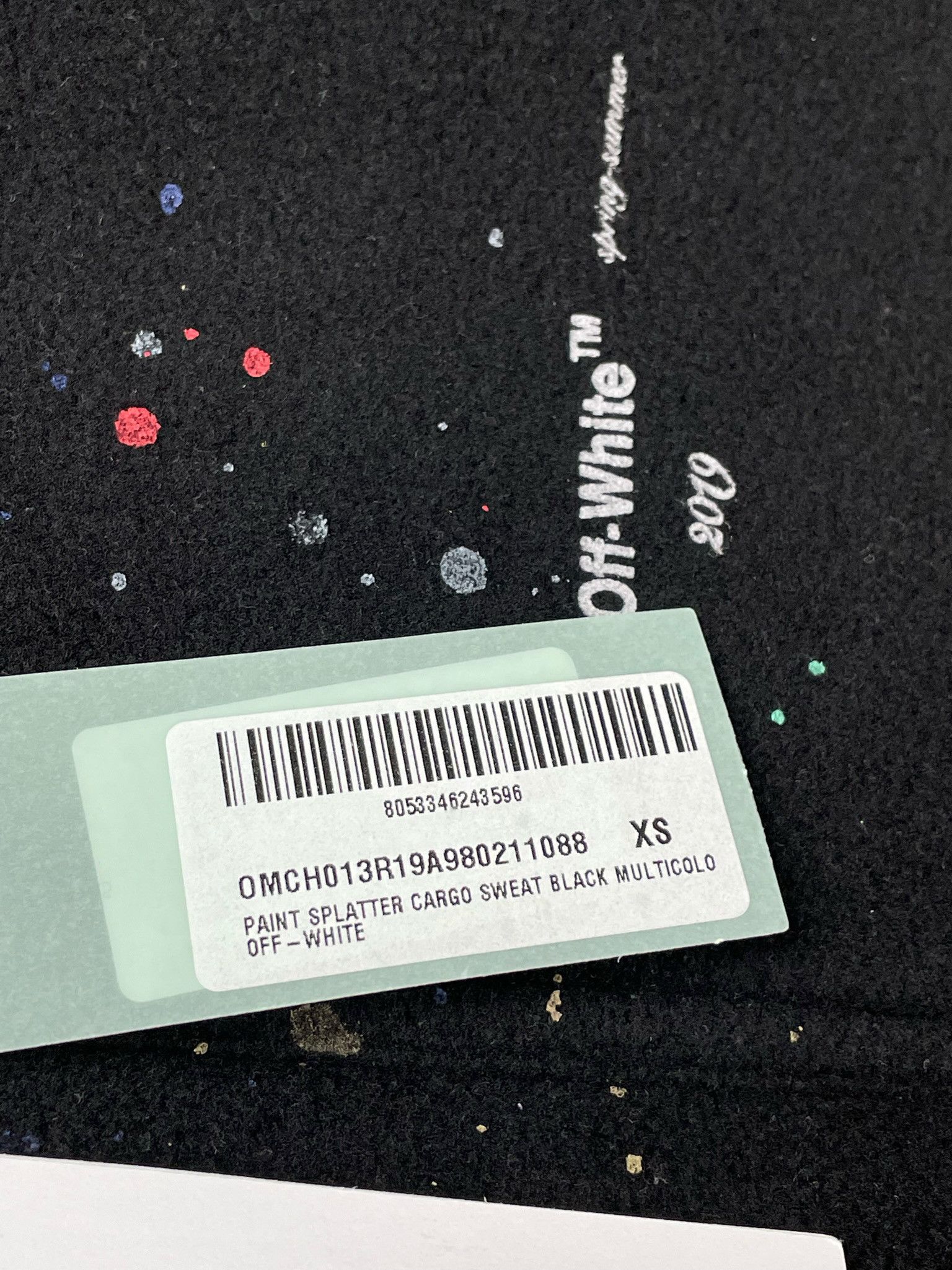 Off-White 🔥65% OFF🔥[SALE] Off-White Paint Splatter Cargo Sweatpants Size US 28 / EU 44 - 15 Thumbnail