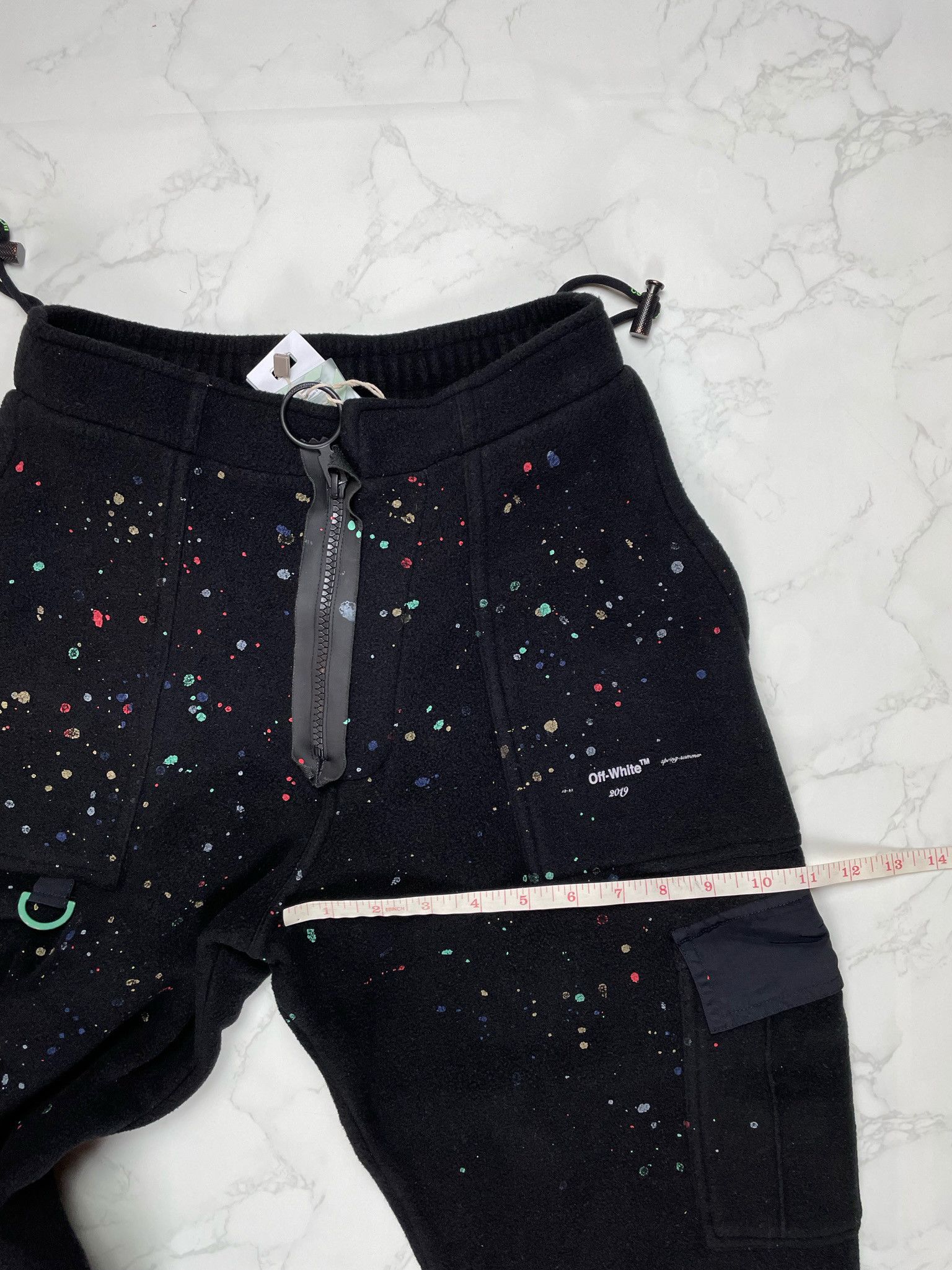 Off-White 🔥65% OFF🔥[SALE] Off-White Paint Splatter Cargo Sweatpants Size US 28 / EU 44 - 7 Thumbnail