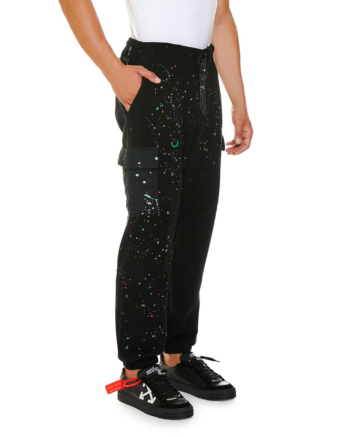 Off-White 🔥65% OFF🔥[SALE] Off-White Paint Splatter Cargo Sweatpants Size US 28 / EU 44 - 3 Thumbnail