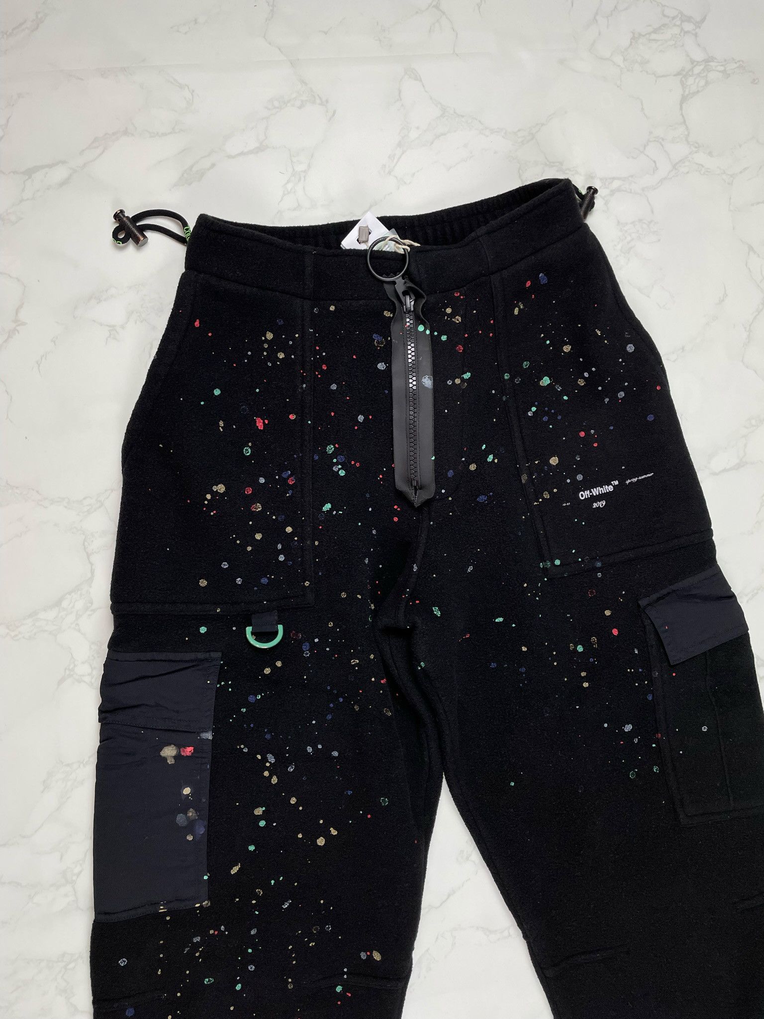 Off-White 🔥65% OFF🔥[SALE] Off-White Paint Splatter Cargo Sweatpants Size US 28 / EU 44 - 11 Thumbnail