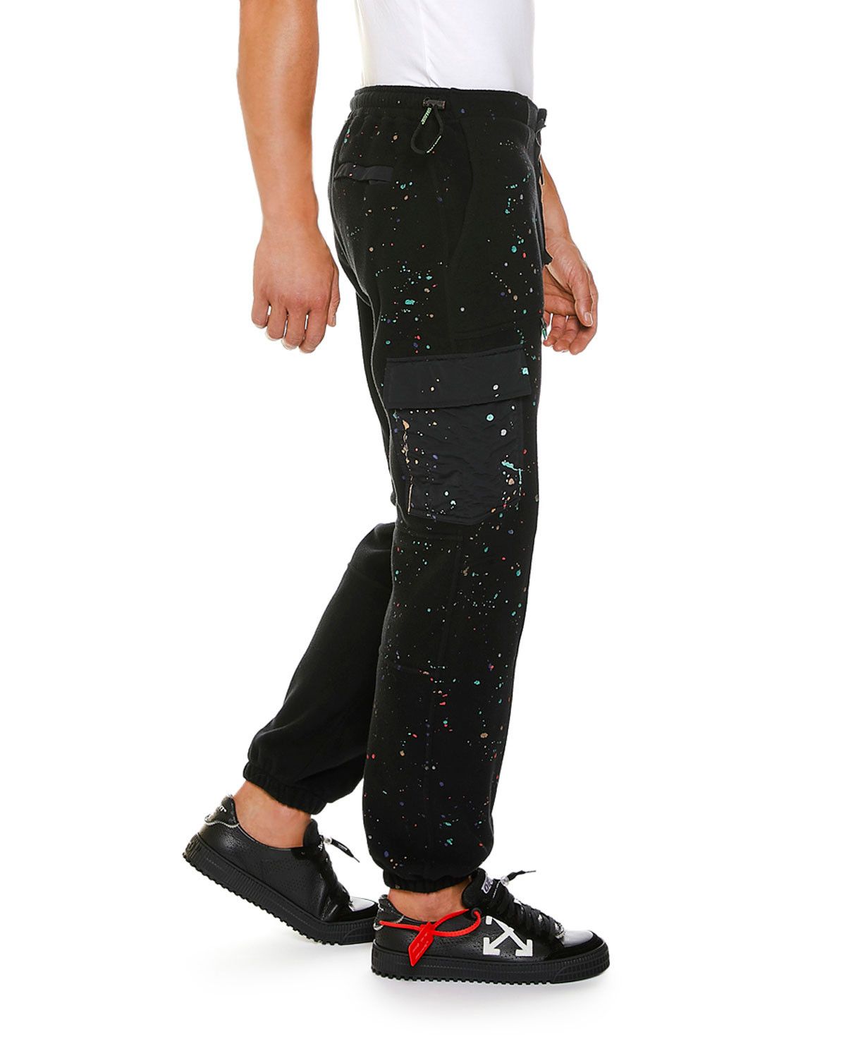 Off-White 🔥65% OFF🔥[SALE] Off-White Paint Splatter Cargo Sweatpants Size US 28 / EU 44 - 4 Thumbnail