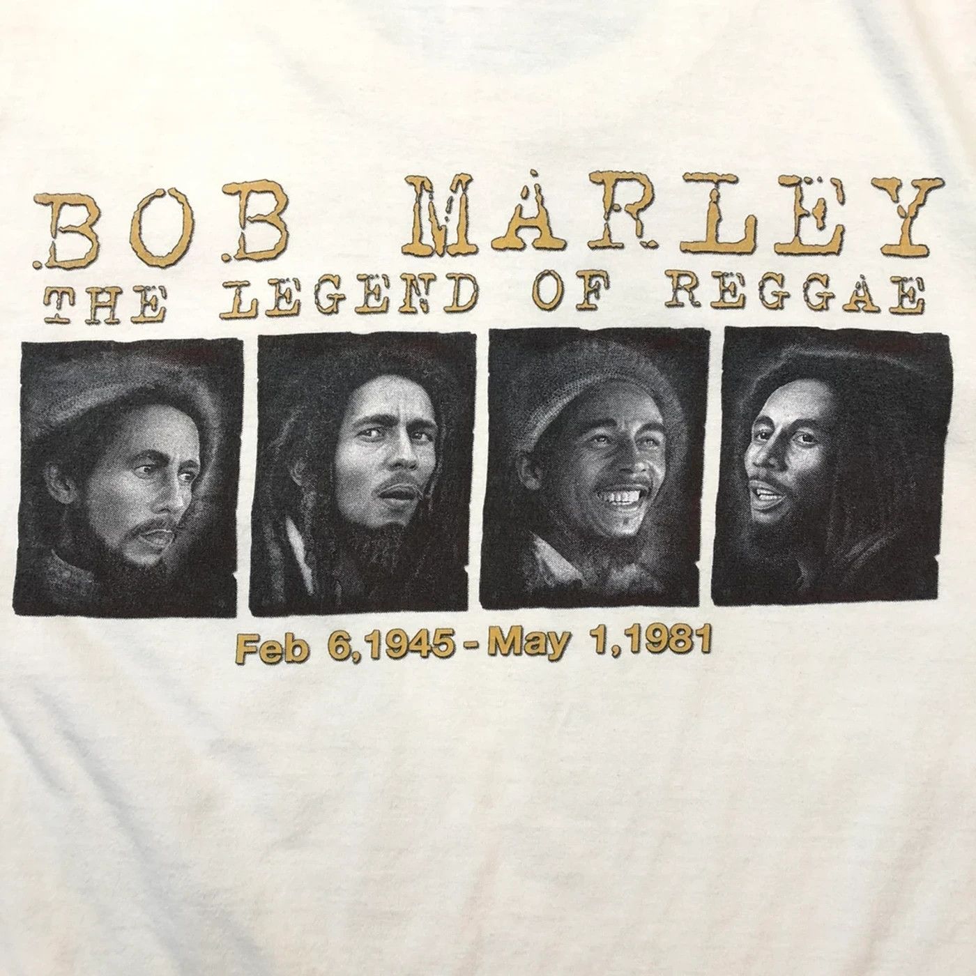 Bob Marley Vintage Y2K Bob Marley T Shirt The Legend of Reggae Band Tee Size US M / EU 48-50 / 2 - 5 Thumbnail