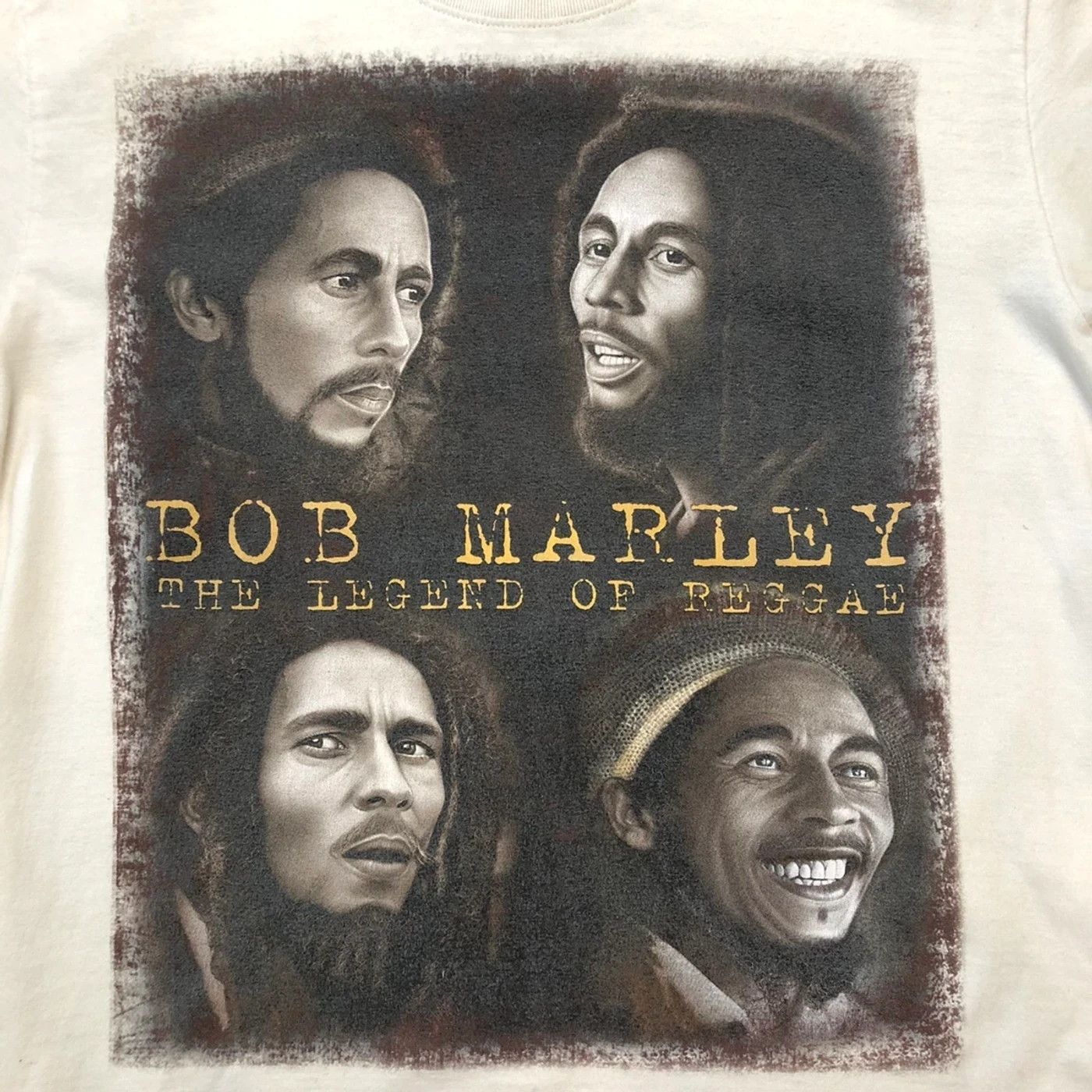 Bob Marley Vintage Y2K Bob Marley T Shirt The Legend of Reggae Band Tee Size US M / EU 48-50 / 2 - 2 Thumbnail