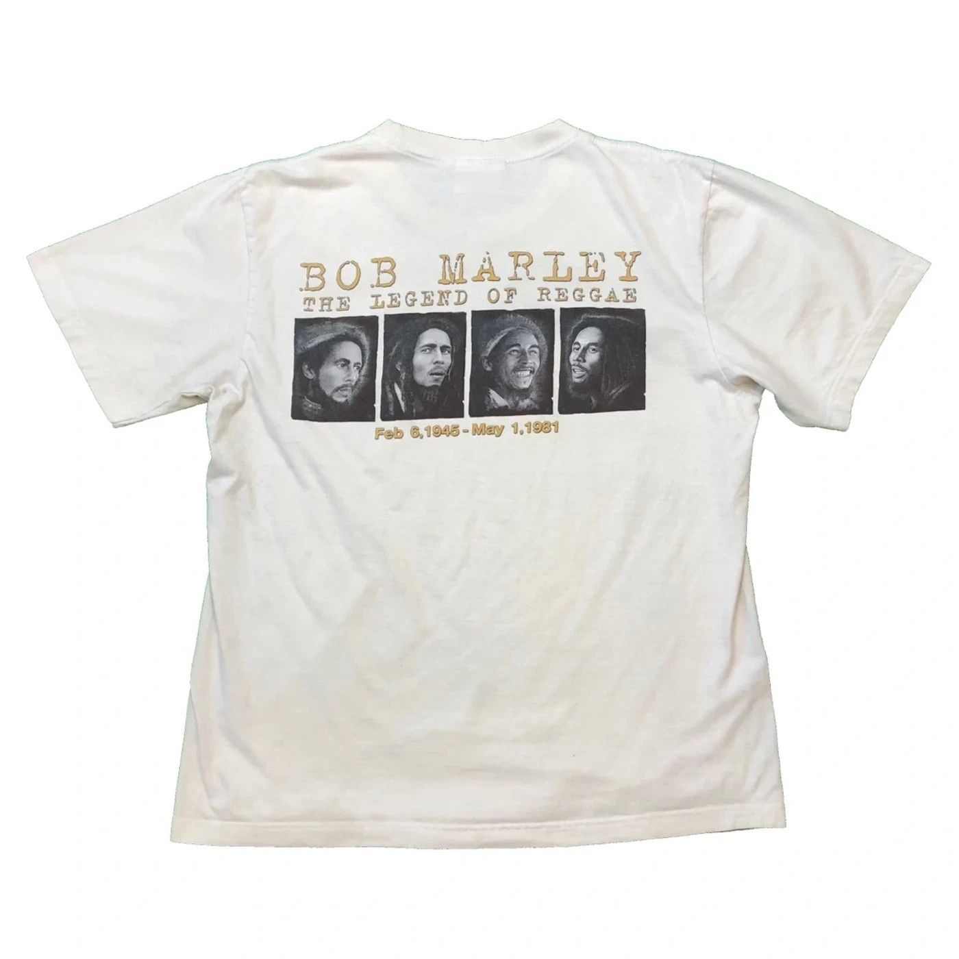 Bob Marley Vintage Y2K Bob Marley T Shirt The Legend of Reggae Band Tee Size US M / EU 48-50 / 2 - 4 Thumbnail