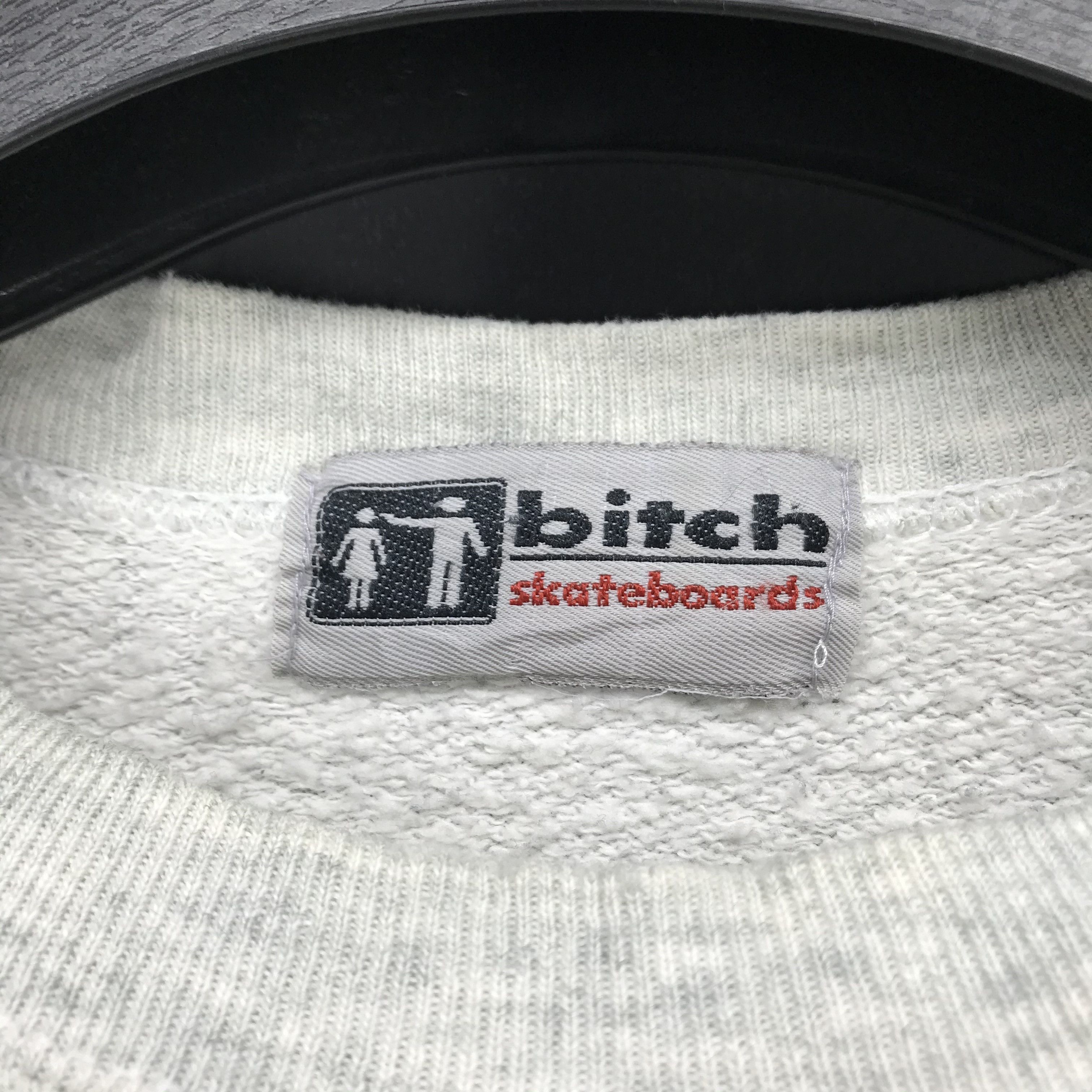 Vintage Vintage Bitch Skateboard Big Logo Sweatshirt #2867-110 Size US S / EU 44-46 / 1 - 8 Thumbnail
