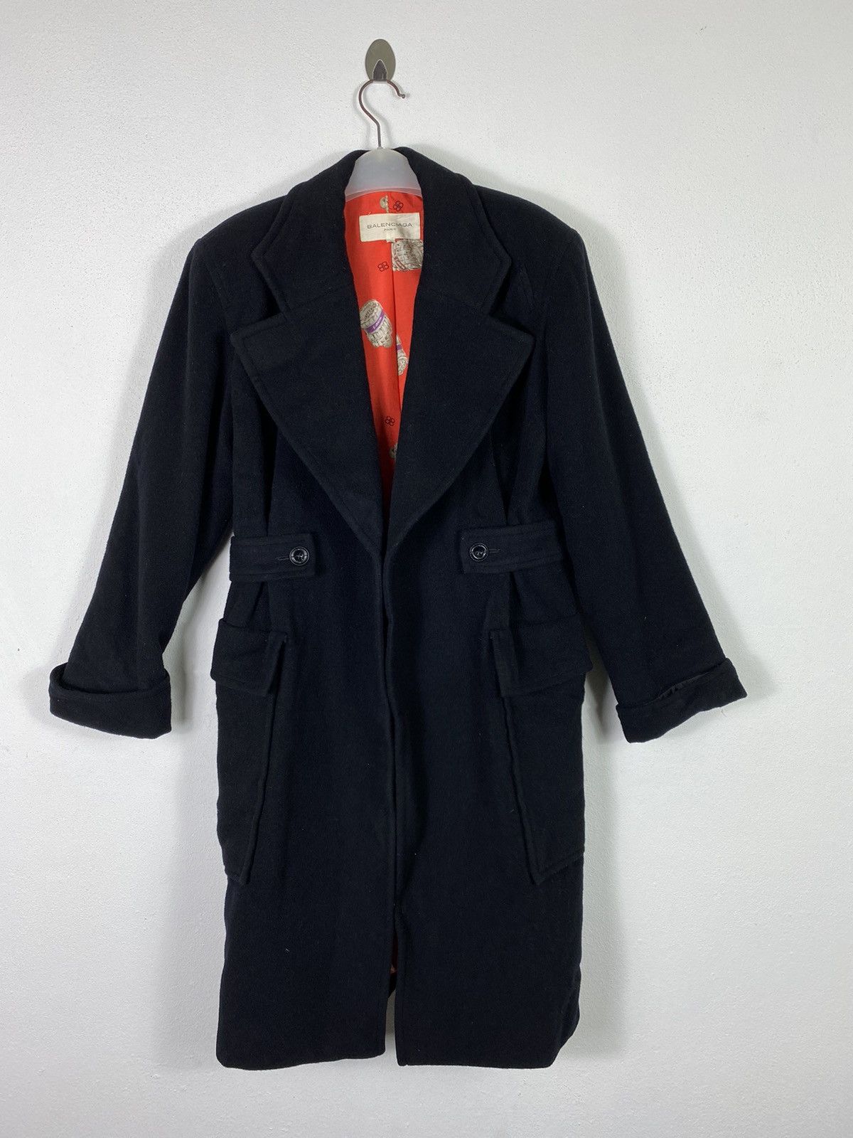 Balenciaga BALENCIAGA LONG COAT NICE DESIGN-GK44 Size US M / EU 48-50 / 2 - 2 Thumbnail
