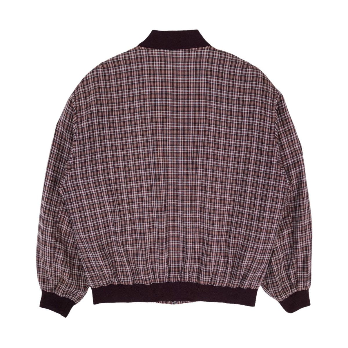 Balenciaga Balenciaga Paris Embroidery Logo Checked Bomber Jacket Size US L / EU 52-54 / 3 - 3 Thumbnail