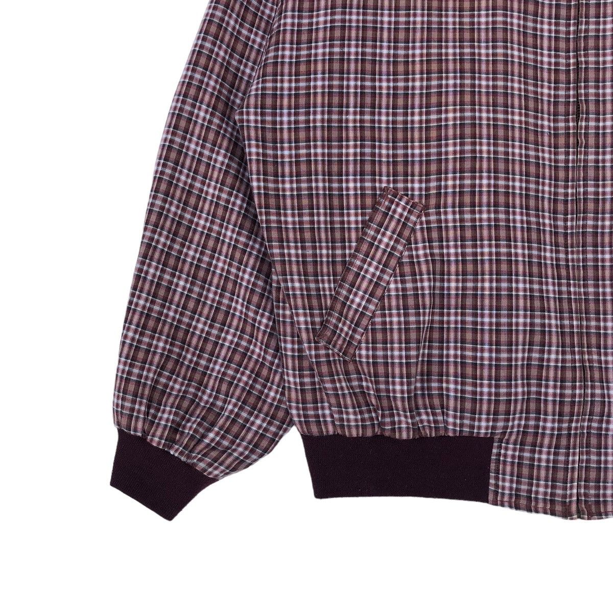 Balenciaga Balenciaga Paris Embroidery Logo Checked Bomber Jacket Size US L / EU 52-54 / 3 - 8 Thumbnail