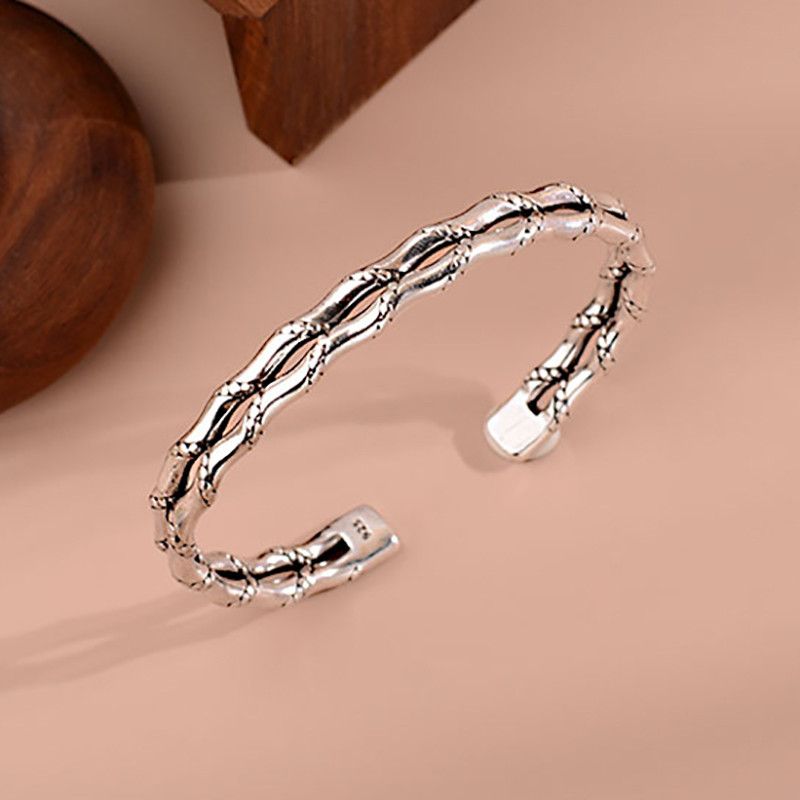 Jewelry Double-layered Geometric Handmade Bracelet Size ONE SIZE - 1 Thumbnail
