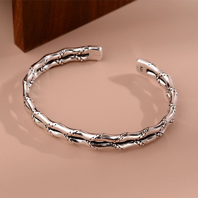Jewelry Double-layered Geometric Handmade Bracelet Size ONE SIZE - 2 Thumbnail