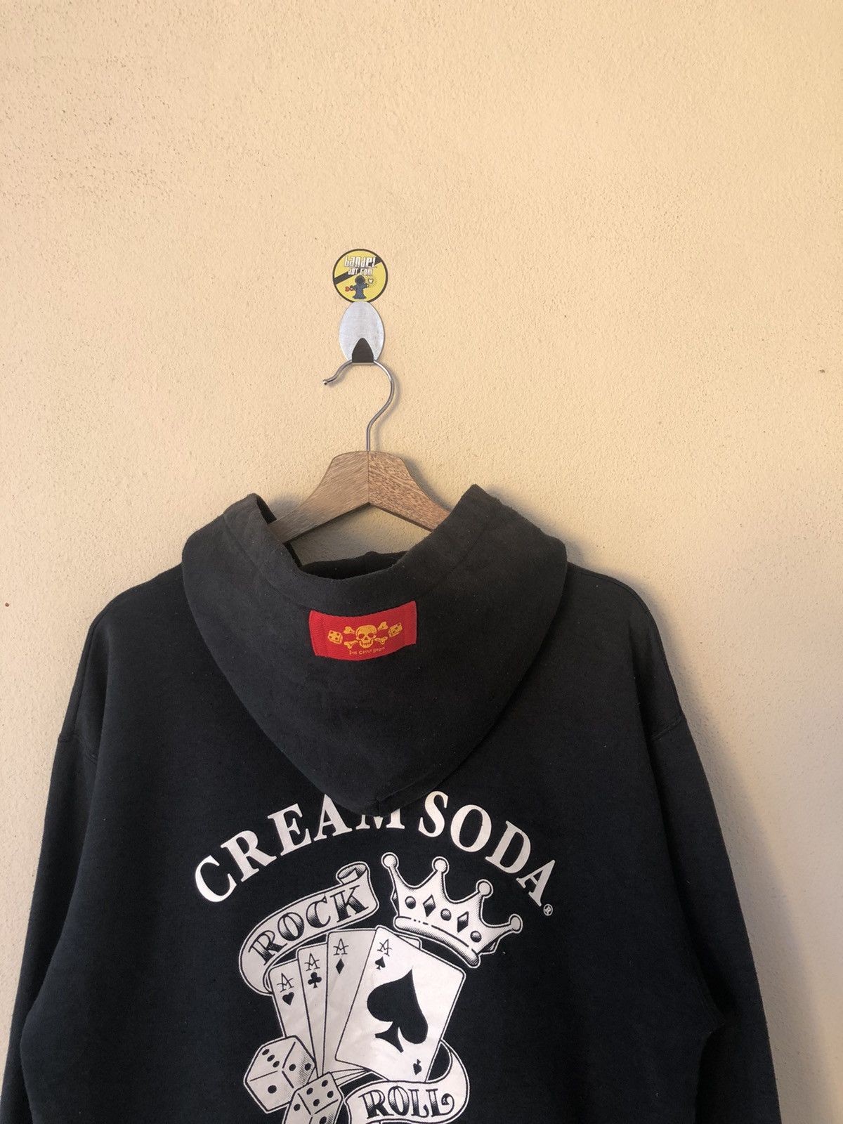 Japanese Brand × Vintage Vintage Cream Soda Black Hoodie Size US L / EU 52-54 / 3 - 4 Thumbnail