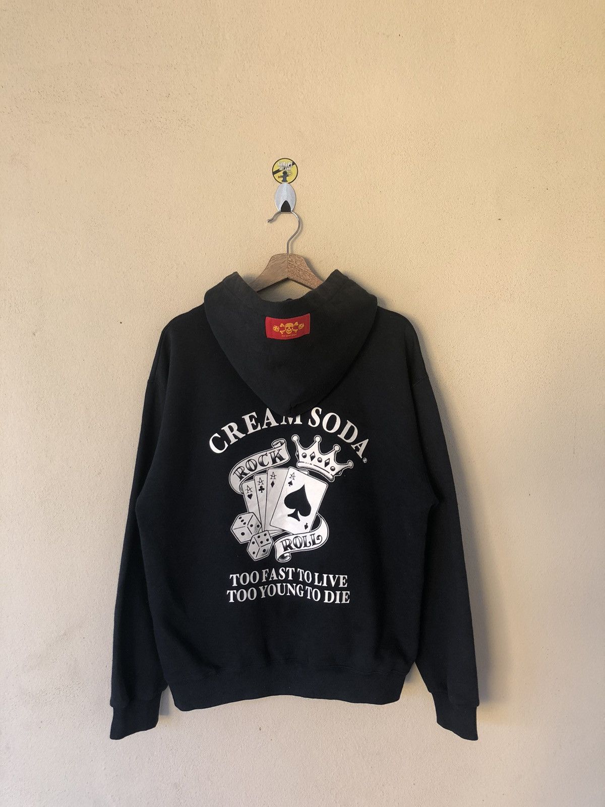 Japanese Brand × Vintage Vintage Cream Soda Black Hoodie Size US L / EU 52-54 / 3 - 1 Thumbnail