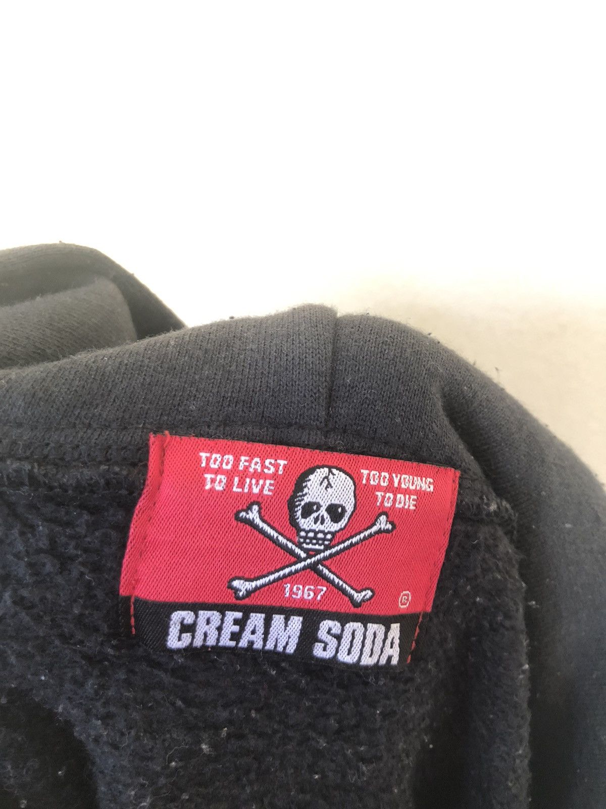 Japanese Brand × Vintage Vintage Cream Soda Black Hoodie Size US L / EU 52-54 / 3 - 5 Thumbnail
