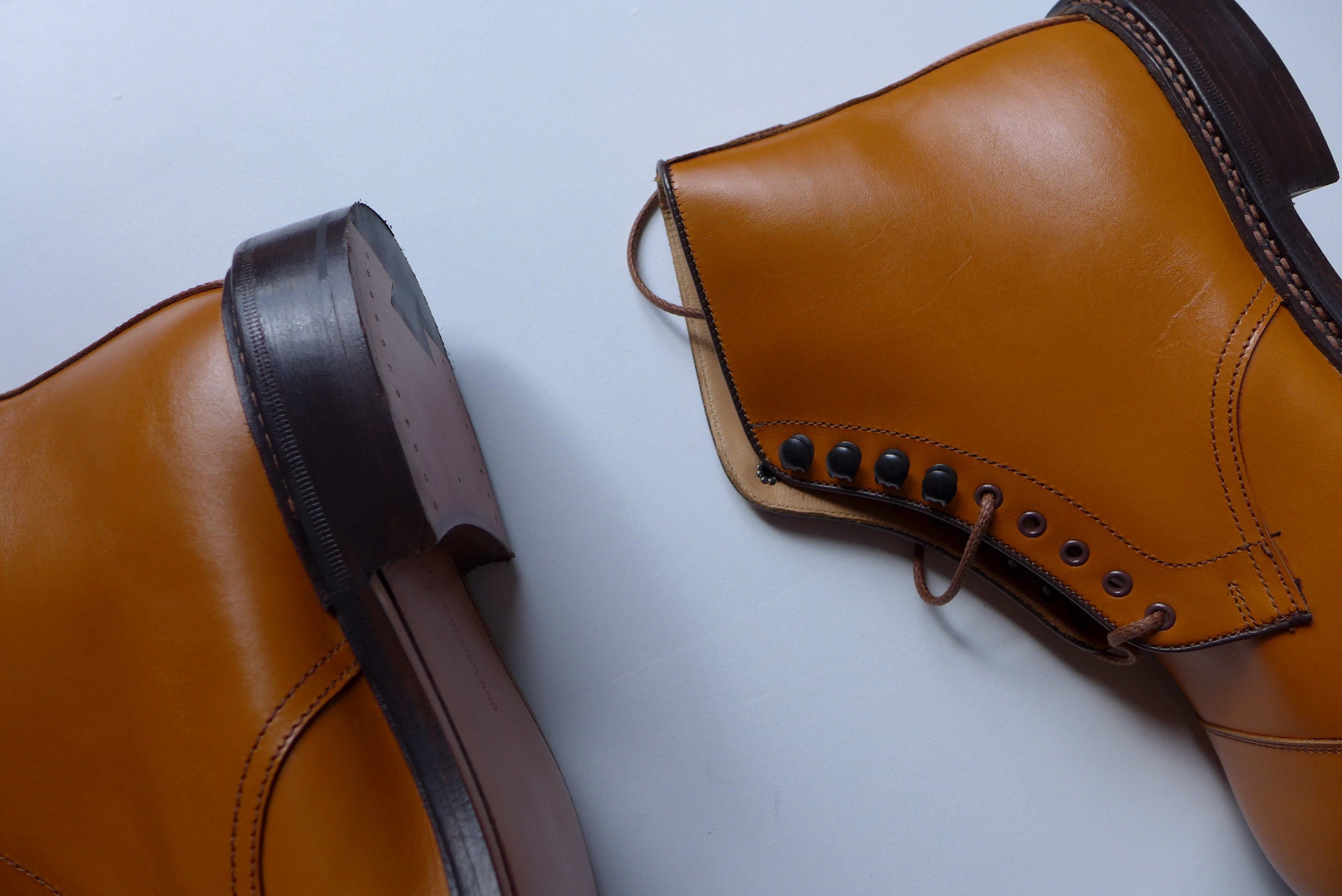 Tricker's Tricker's Scott Boots - Acorn Antique Calf Leather Size US 8 / EU 41 - 6 Thumbnail