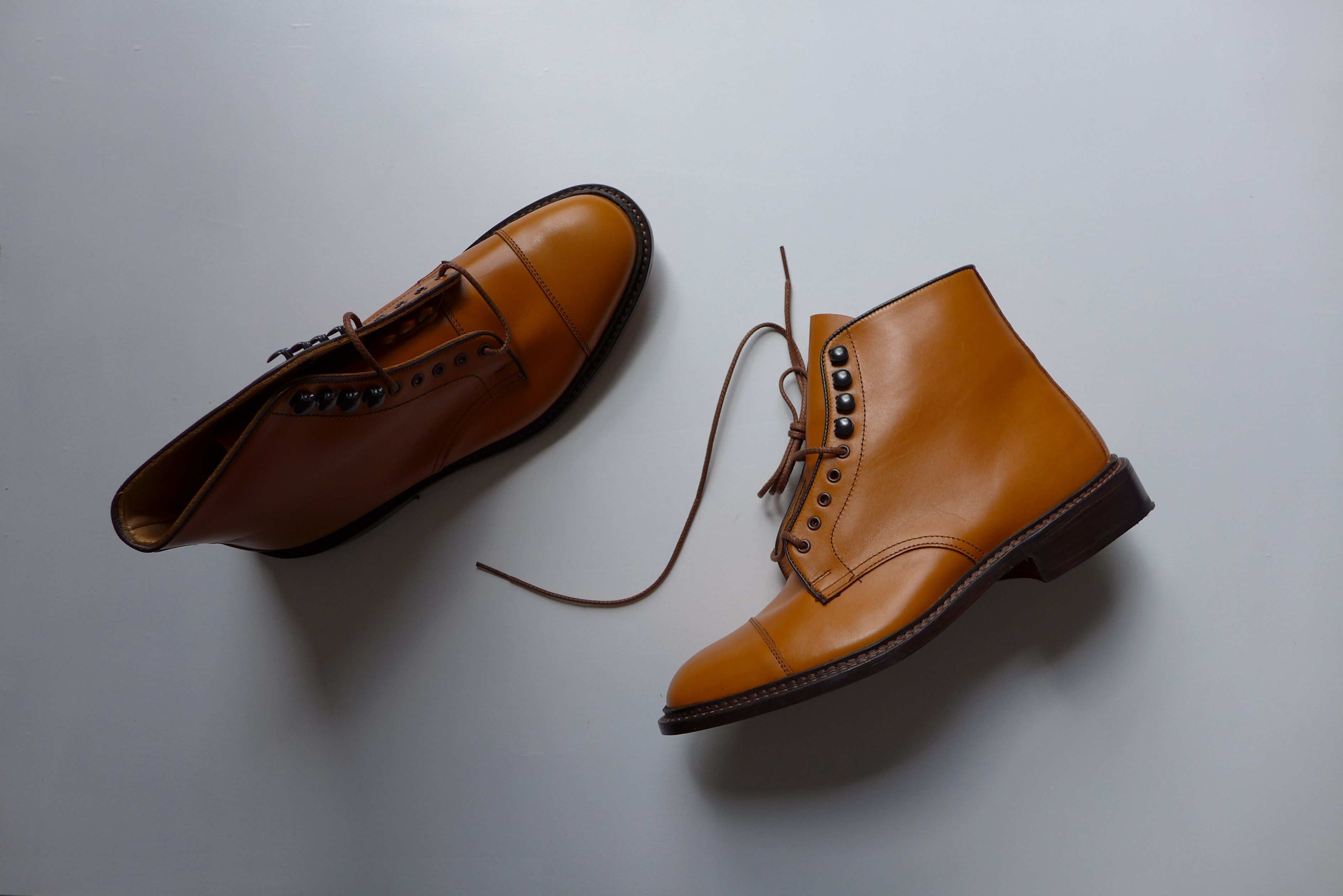 Tricker's Tricker's Scott Boots - Acorn Antique Calf Leather Size US 8 / EU 41 - 5 Thumbnail