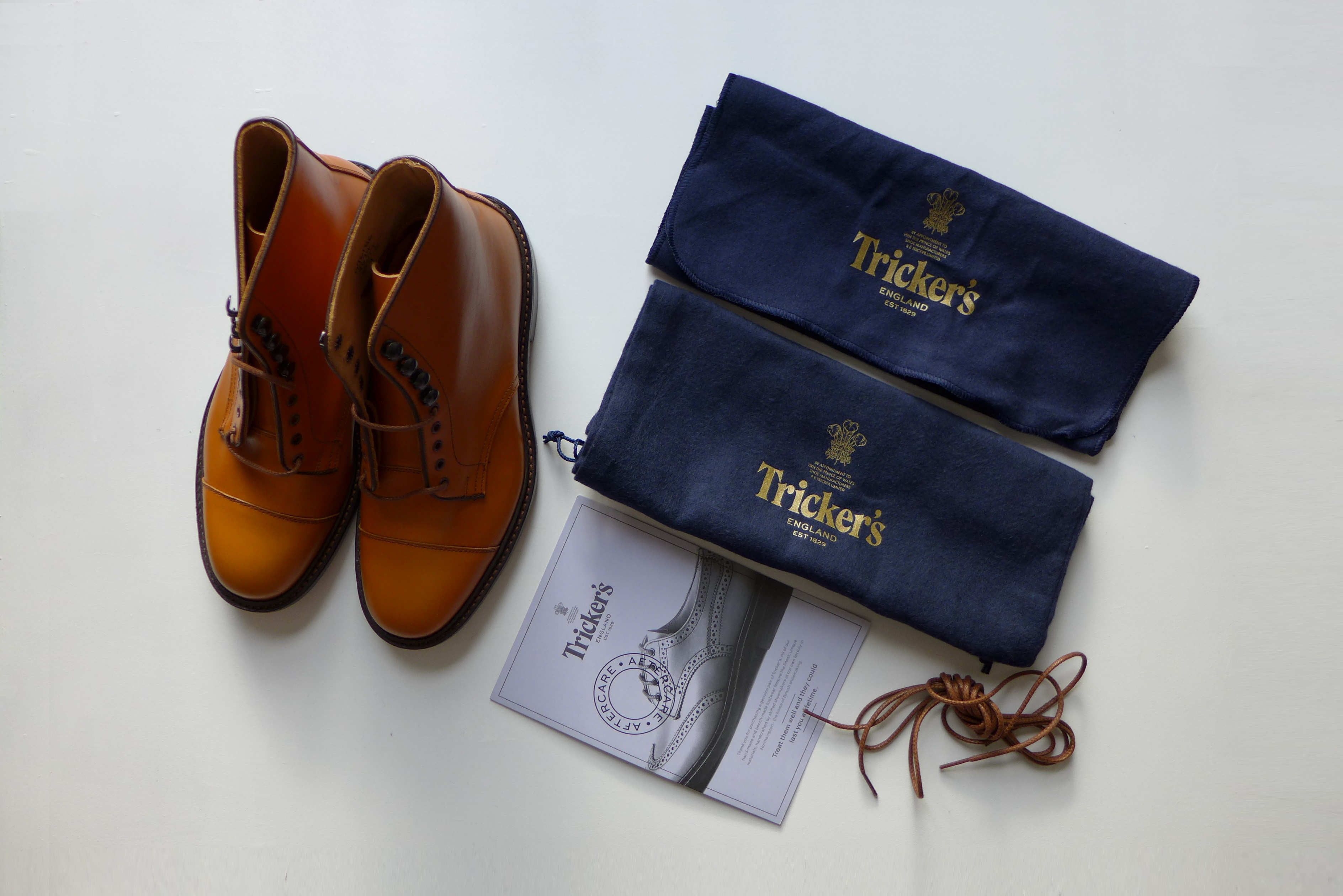 Tricker's Tricker's Scott Boots - Acorn Antique Calf Leather Size US 8 / EU 41 - 14 Thumbnail