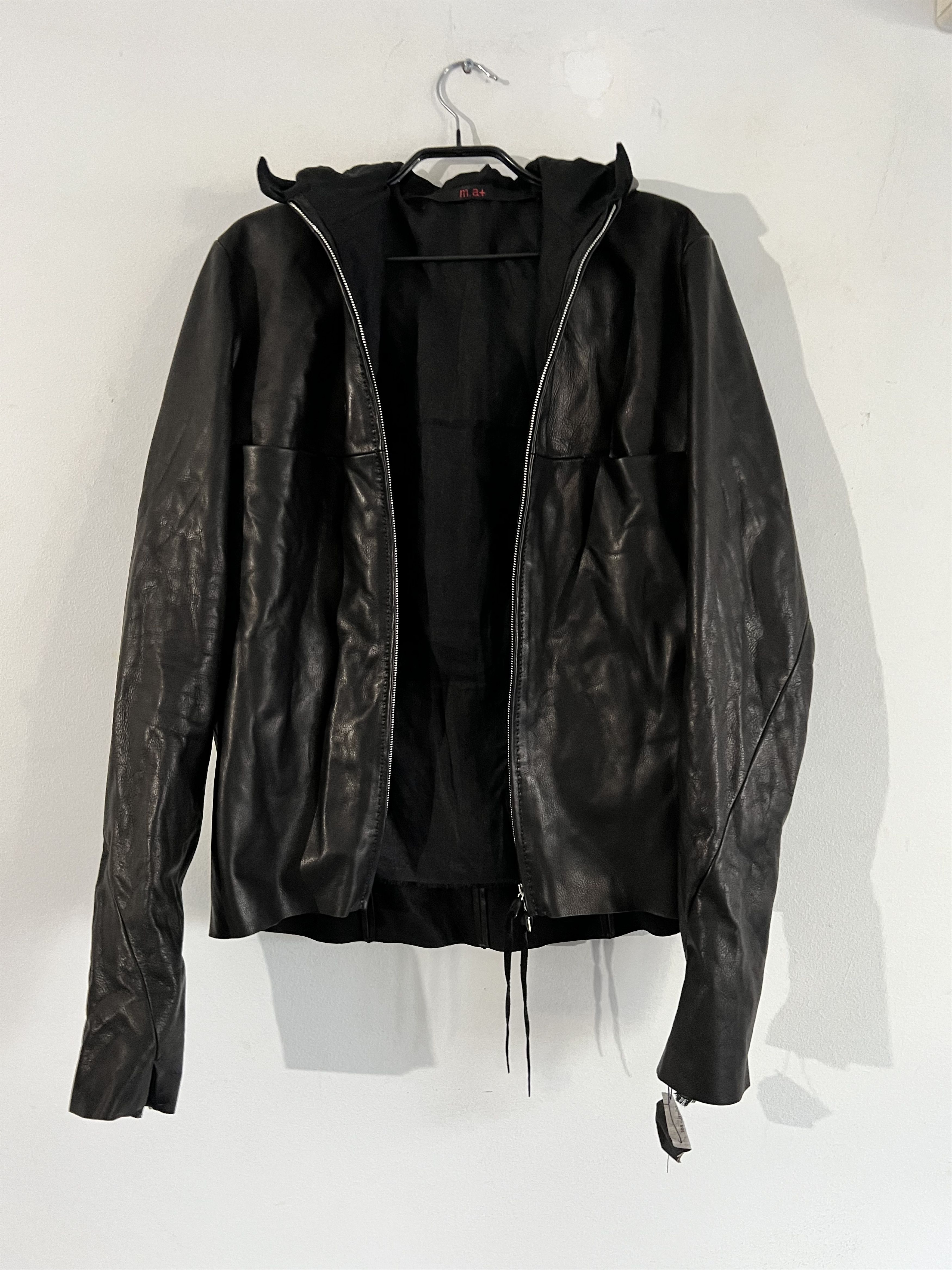 Ma+ BNWT Hoodie Jacker Leather Size US L / EU 52-54 / 3 - 2 Thumbnail