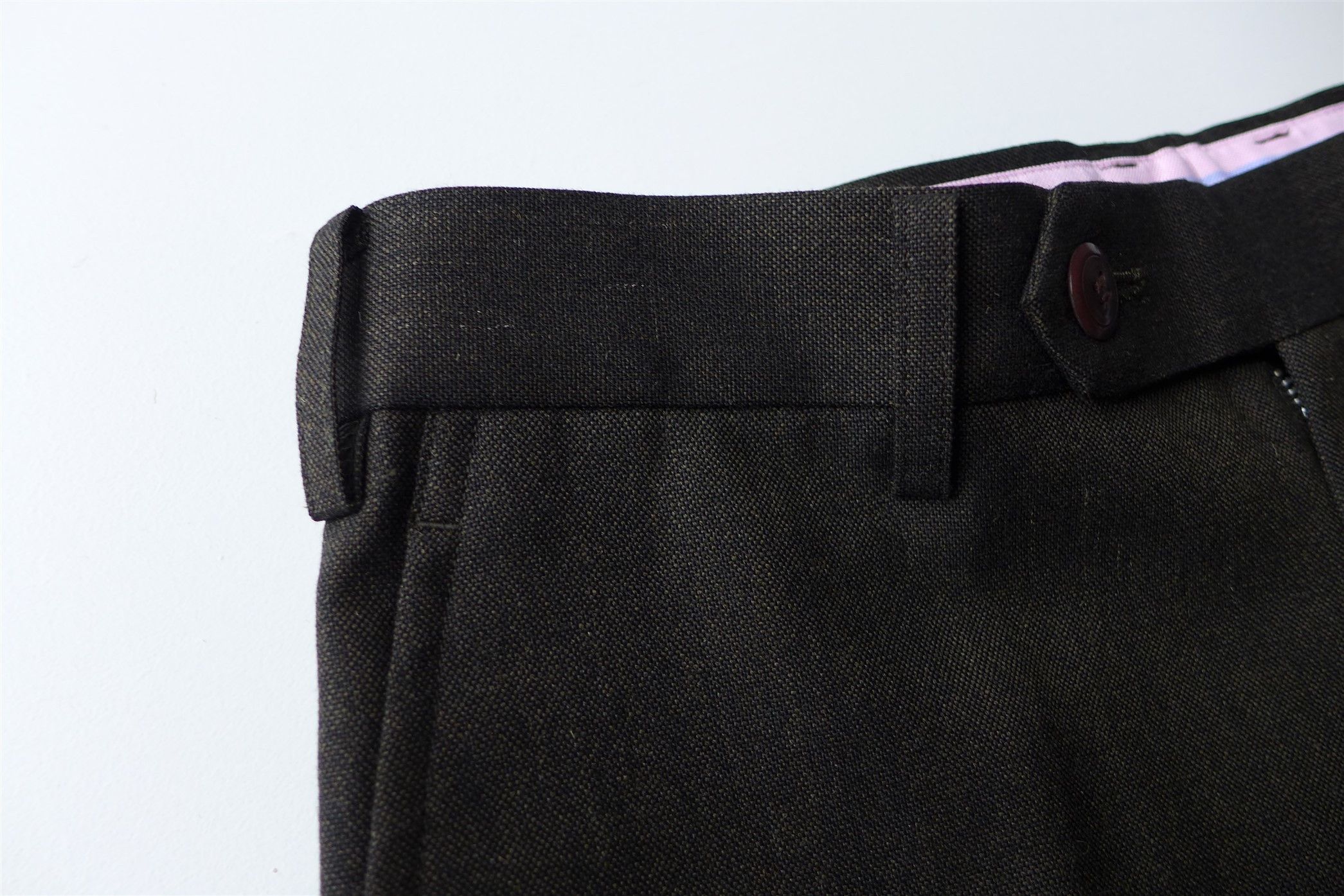 Junya Watanabe Junya FW19 Tapered Trousers - Brown Hopsack Wool Size US 30 / EU 46 - 9 Thumbnail