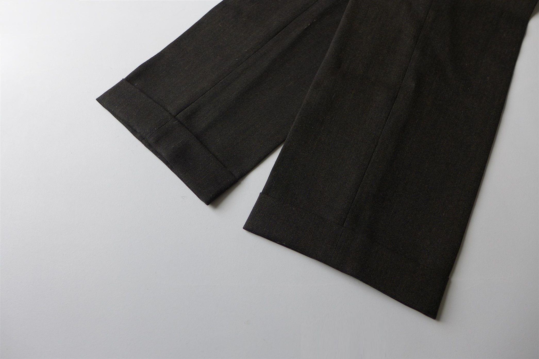 Junya Watanabe Junya FW19 Tapered Trousers - Brown Hopsack Wool Size US 30 / EU 46 - 16 Thumbnail