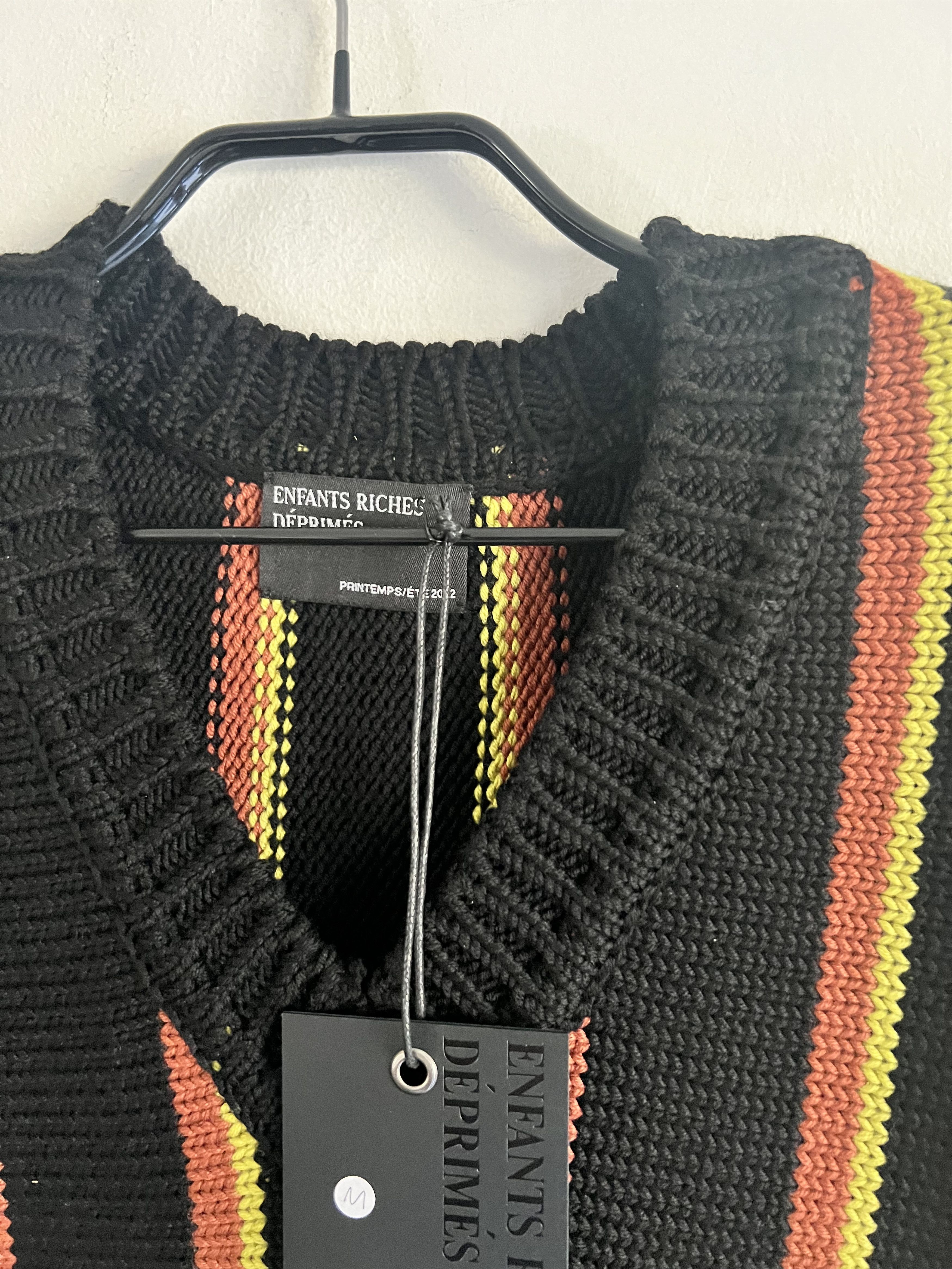 Enfants Riches Deprimes Runway S/S 22’ ERD Jacquard Knit Vest Size US M / EU 48-50 / 2 - 3 Thumbnail