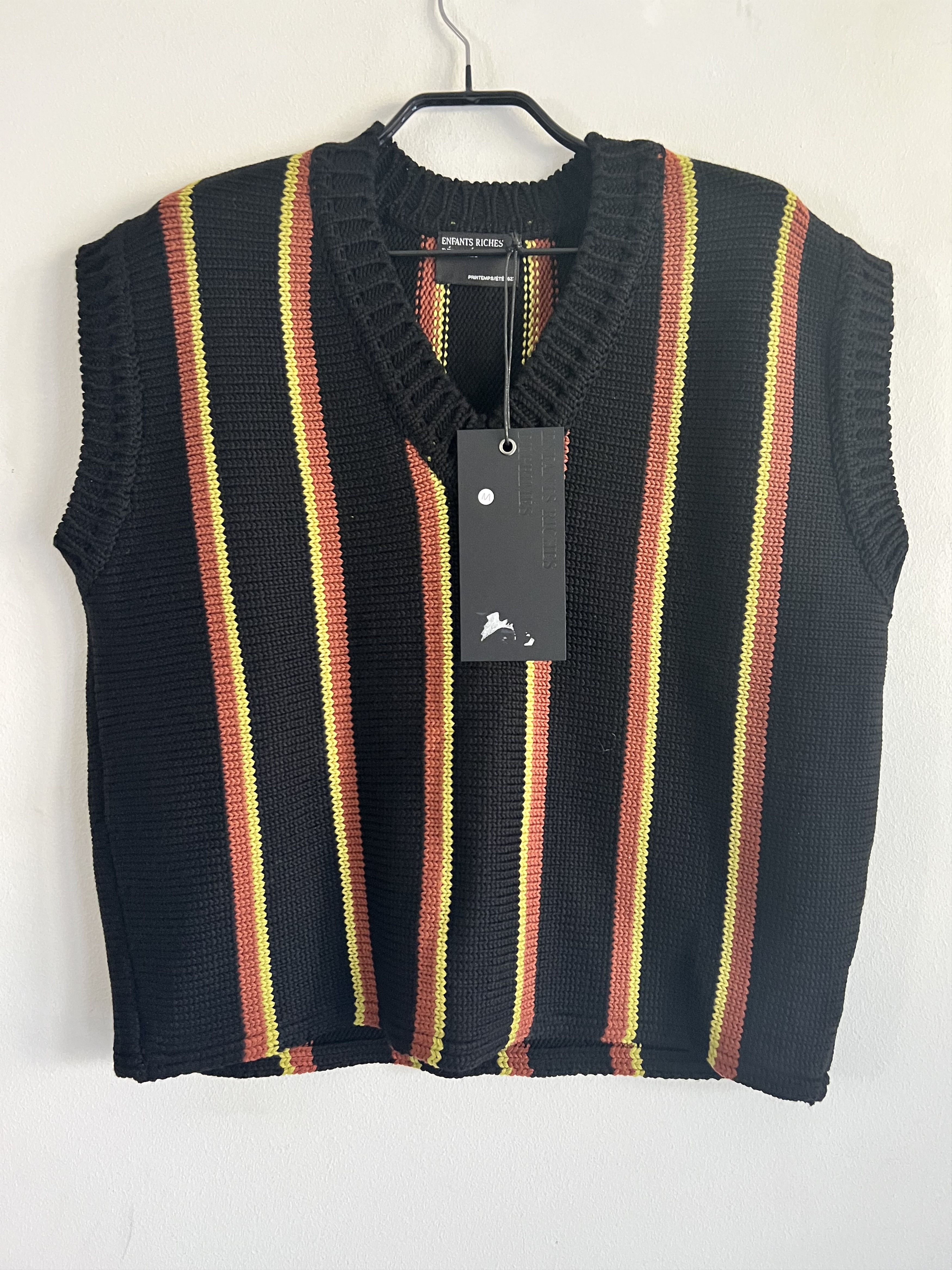Enfants Riches Deprimes Runway S/S 22’ ERD Jacquard Knit Vest Size US M / EU 48-50 / 2 - 2 Thumbnail