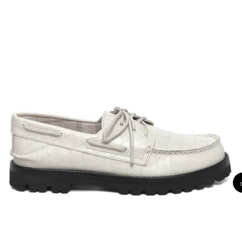 Malbon × Sperry Malbon x Sperry vibram lug 3 eye croc boat