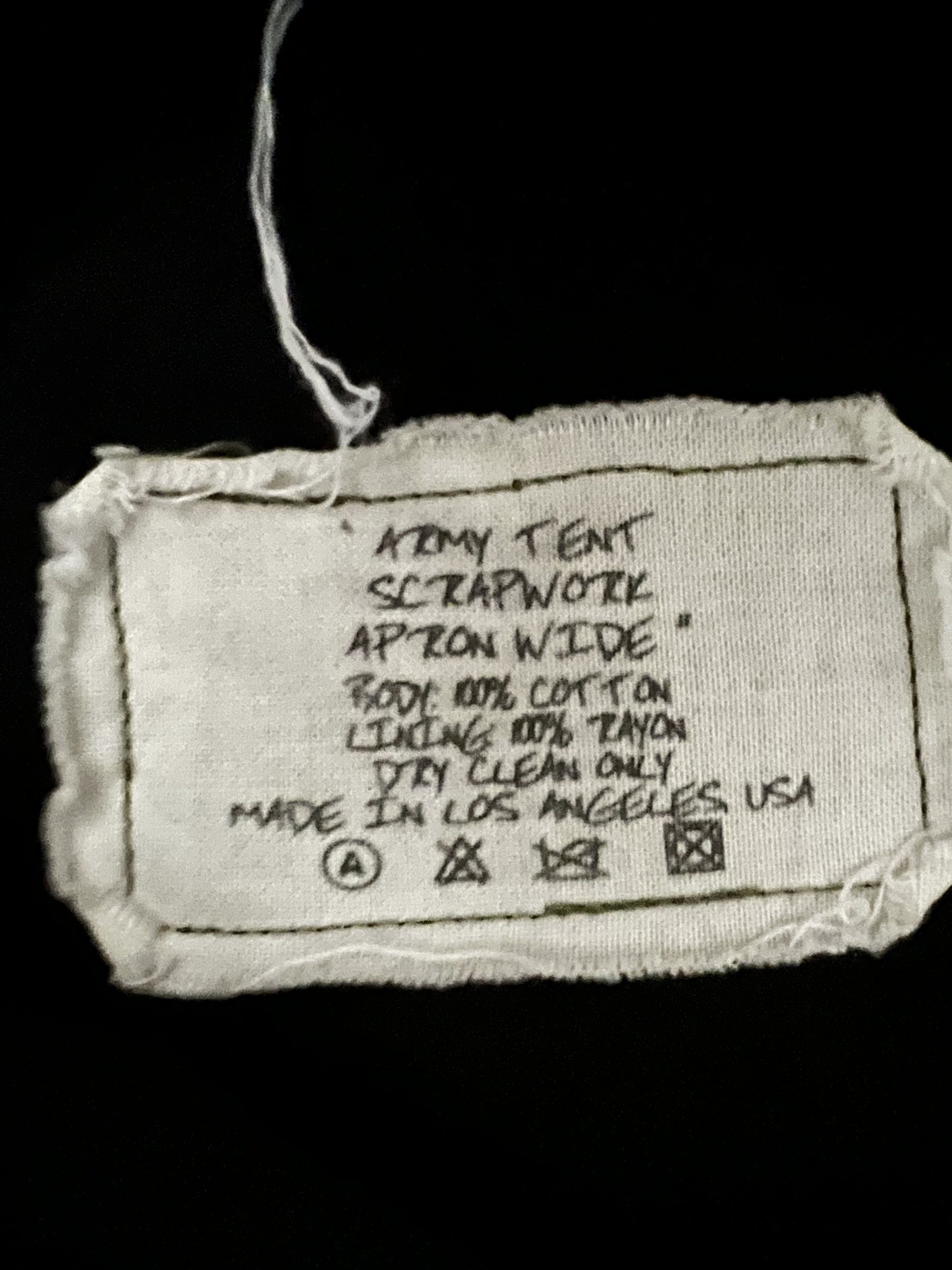 Greg Lauren Scrapwork Apron in Vintage Army Size US 32 / EU 48 - 12 Thumbnail