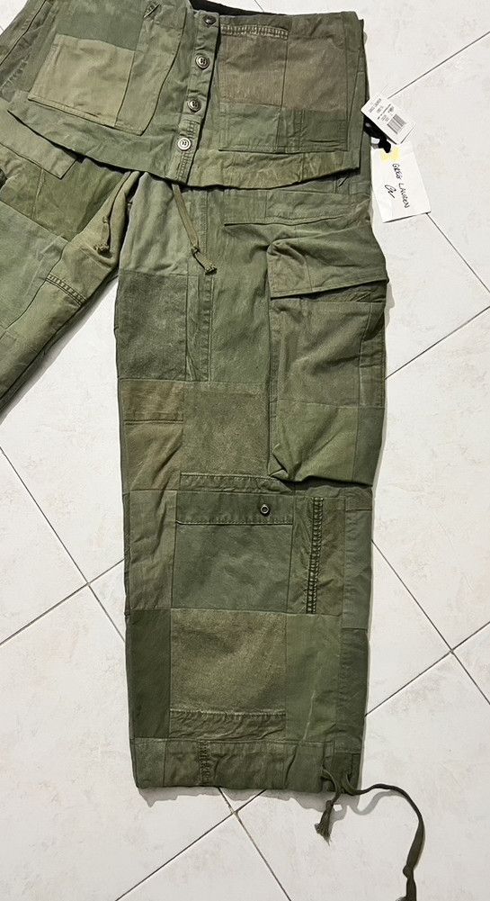 Greg Lauren Scrapwork Apron in Vintage Army Size US 32 / EU 48 - 10 Thumbnail