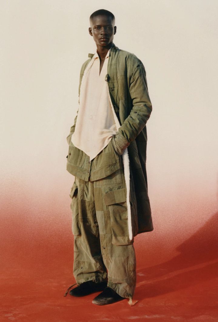 Greg Lauren Scrapwork Apron in Vintage Army Size US 32 / EU 48 - 2 Thumbnail