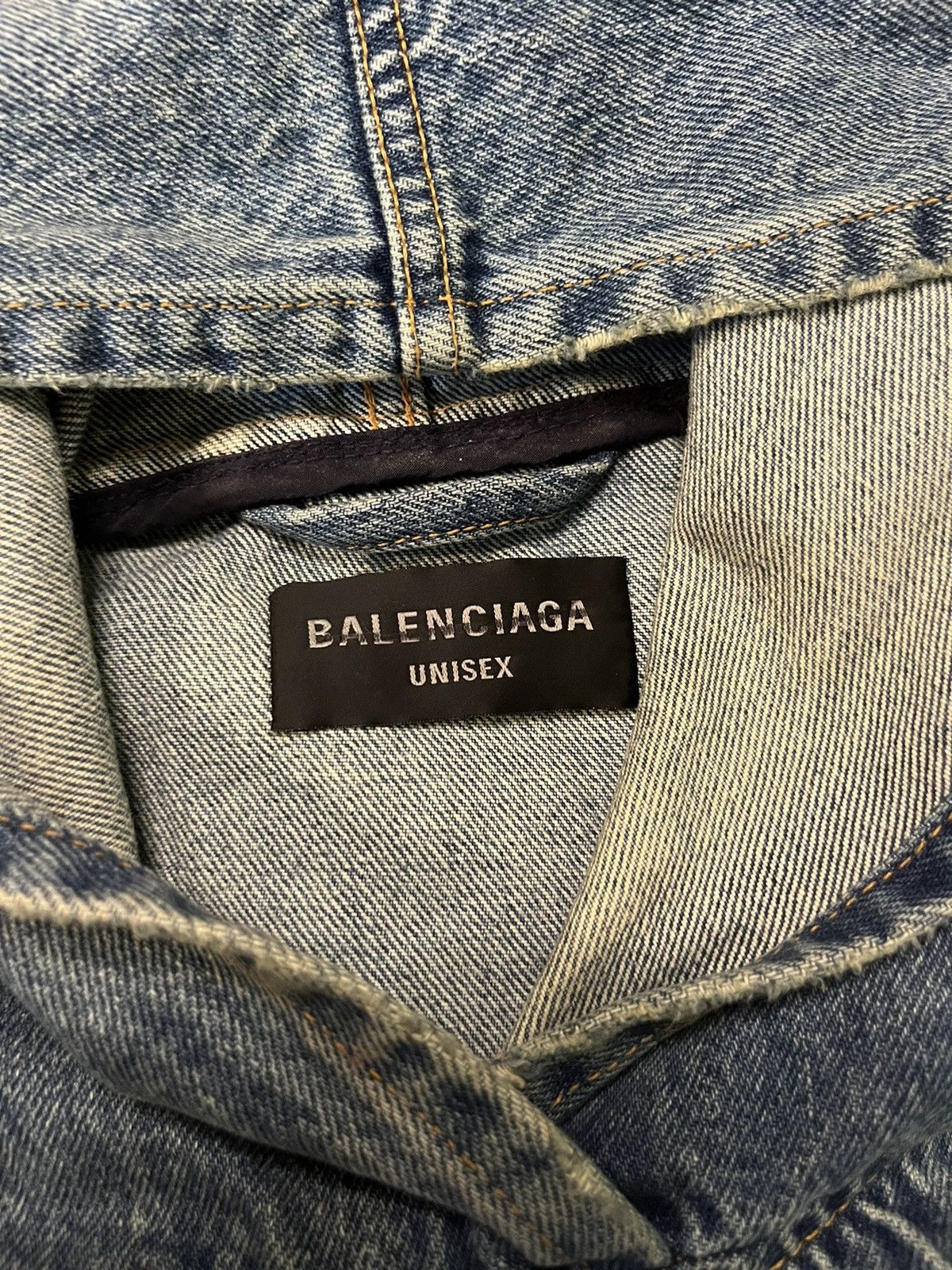 Balenciaga Balenciaga Denim Pull-Over Jacket Size US L / EU 52-54 / 3 - 5 Thumbnail