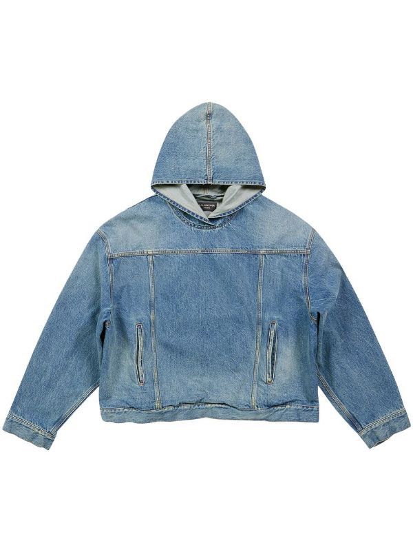 Balenciaga Balenciaga Denim Pull-Over Jacket Size US L / EU 52-54 / 3 - 1 Thumbnail