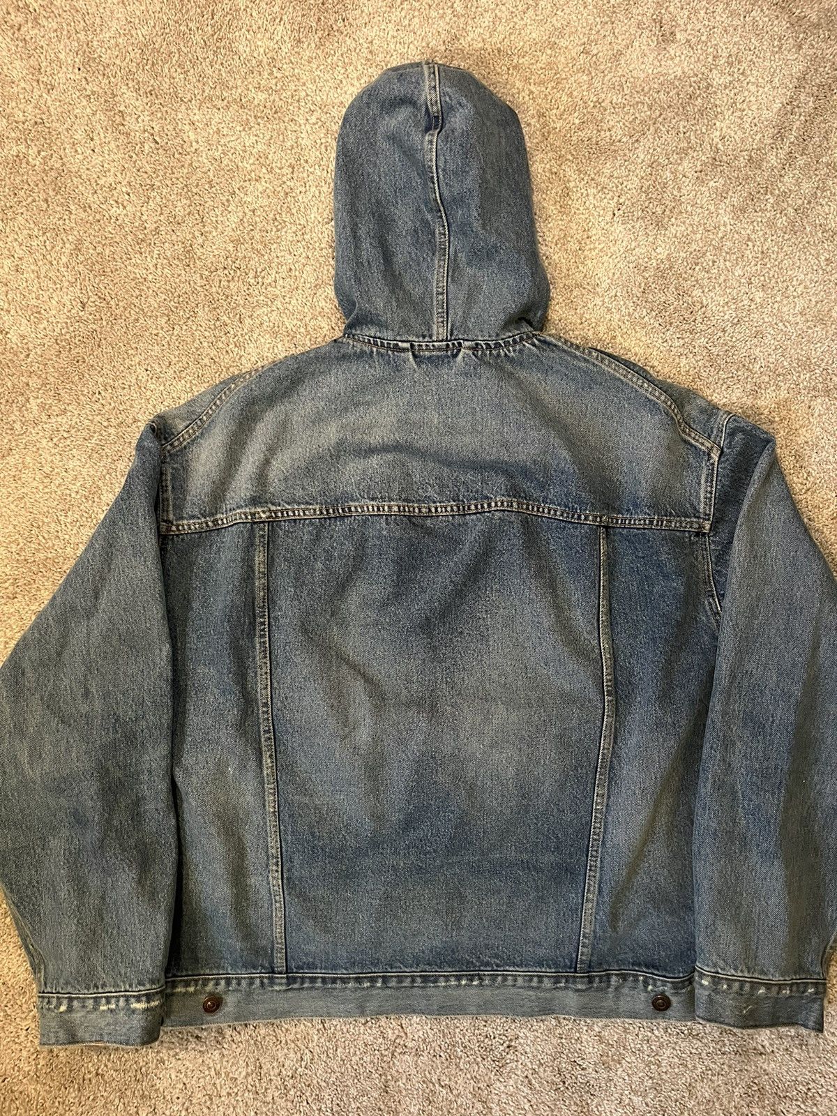 Balenciaga Balenciaga Denim Pull-Over Jacket Size US L / EU 52-54 / 3 - 3 Thumbnail