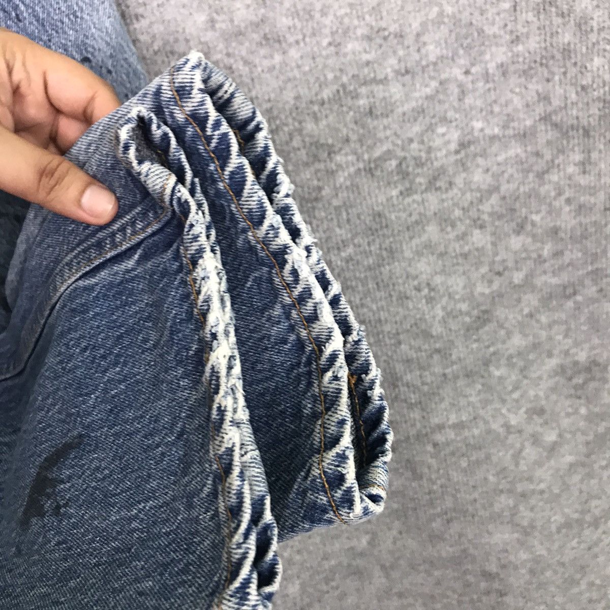 FLARED JEANS💥LEVIS 501 BUTTON 524 REPED DISTRESSED PANTS