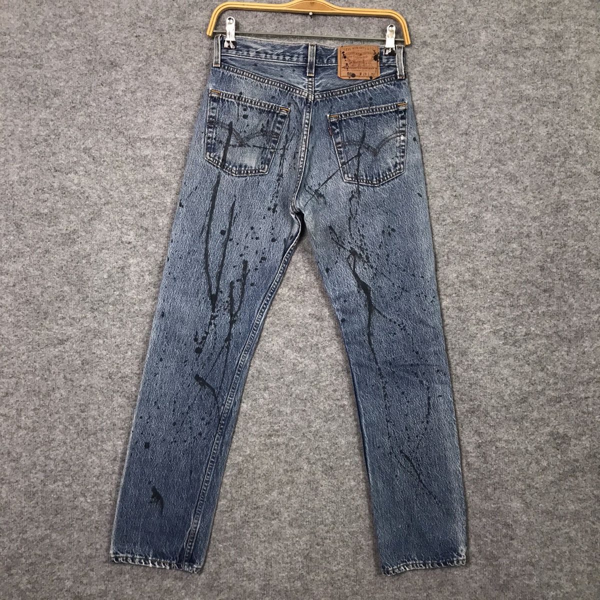 FLARED JEANS💥LEVIS 501 BUTTON 524 REPED DISTRESSED PANTS