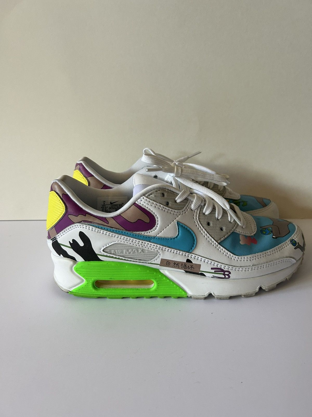 ruohan wang x nike air max 90 flyleather