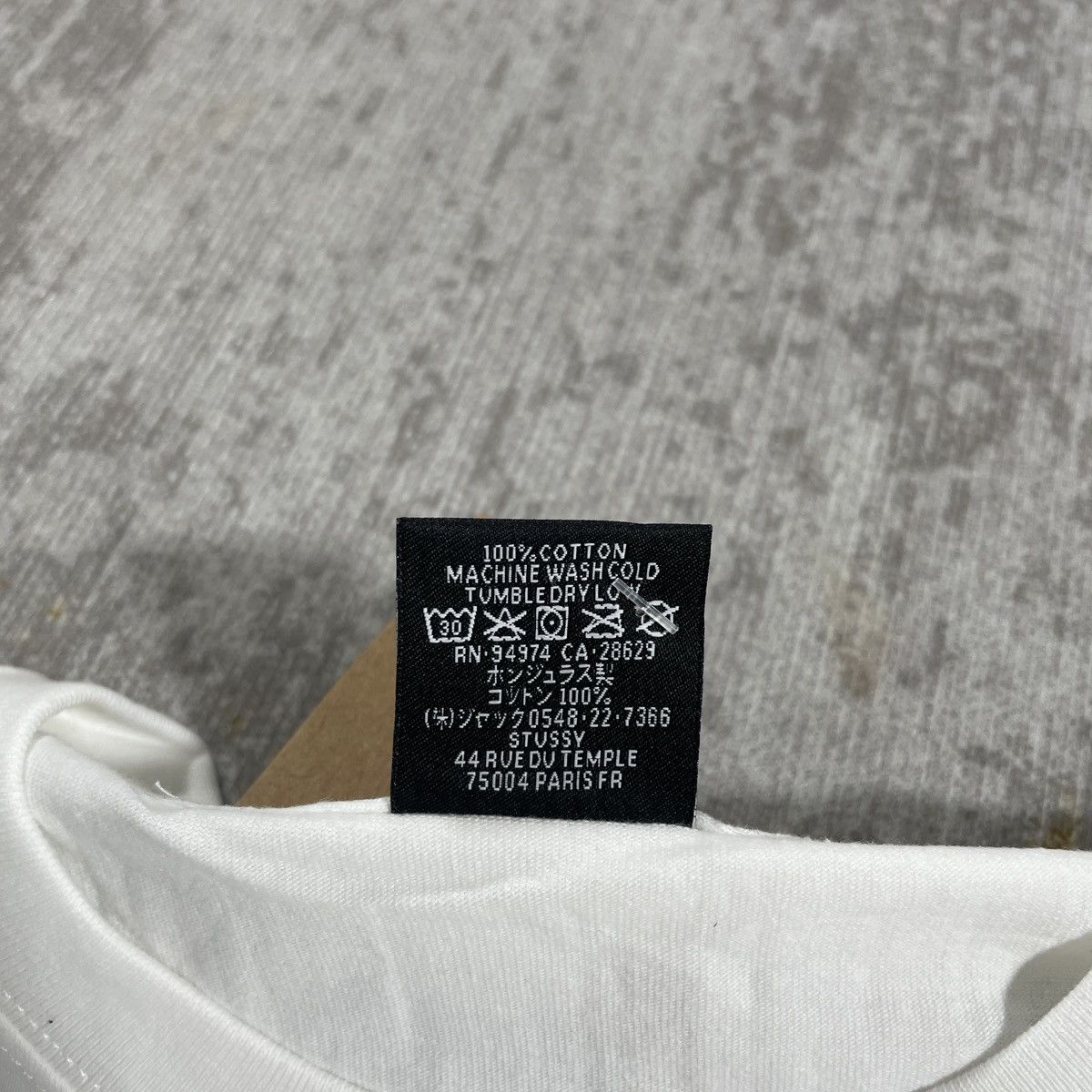 Stussy STUSSY SHATTERED TEE WHITE // MEDIUM Size US M / EU 48-50 / 2 - 5 Thumbnail