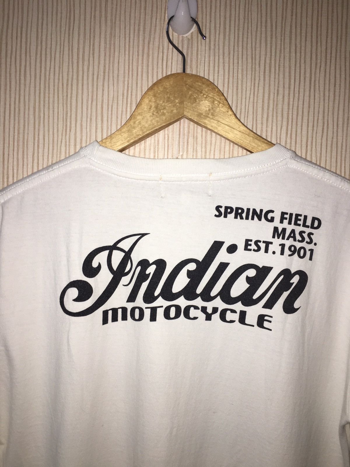 Harley Davidson × Indian Motorcycle × Vintage Indian Motorcycle Long Sleeve Tshirt rare design Size US L / EU 52-54 / 3 - 4 Thumbnail