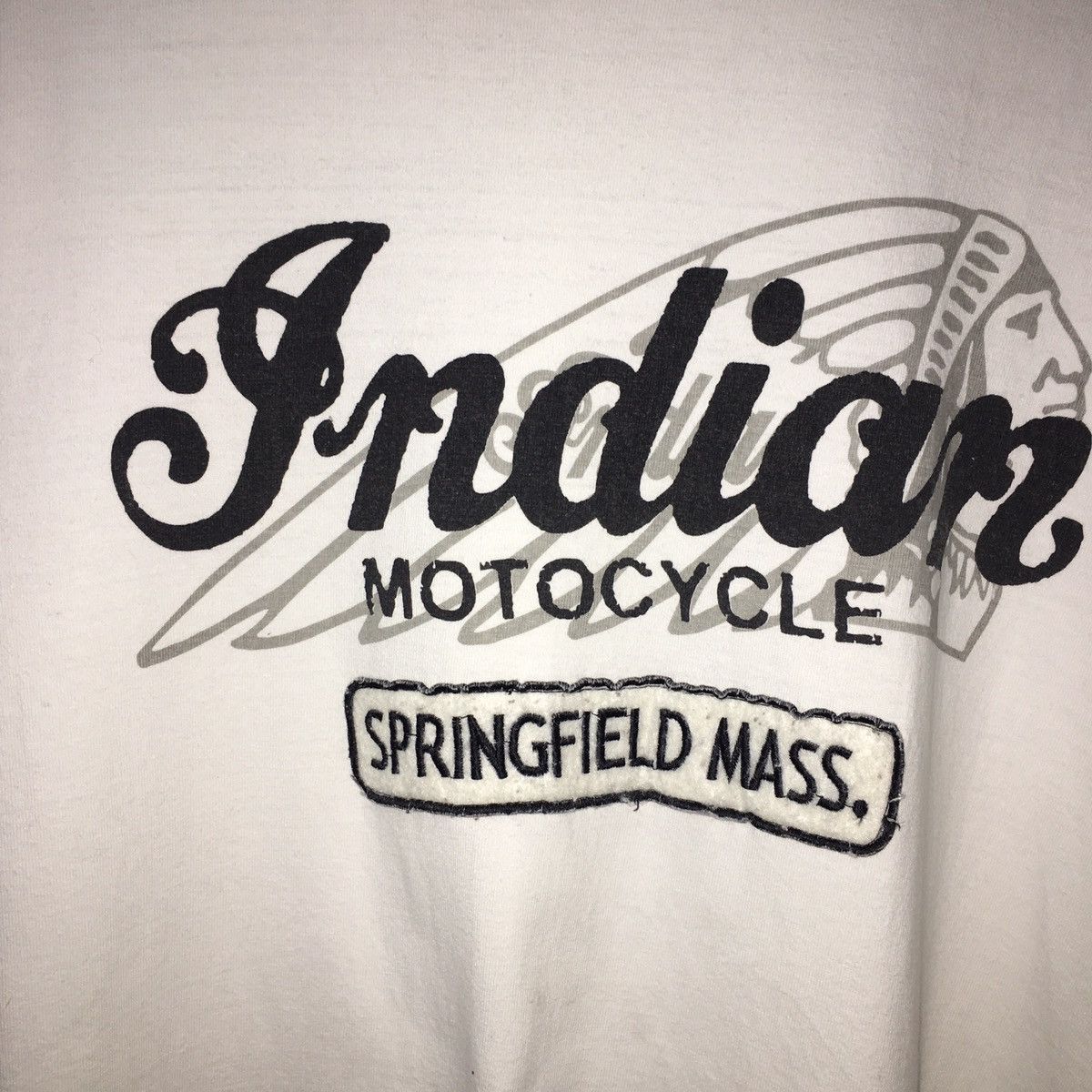 Harley Davidson × Indian Motorcycle × Vintage Indian Motorcycle Long Sleeve Tshirt rare design Size US L / EU 52-54 / 3 - 5 Thumbnail