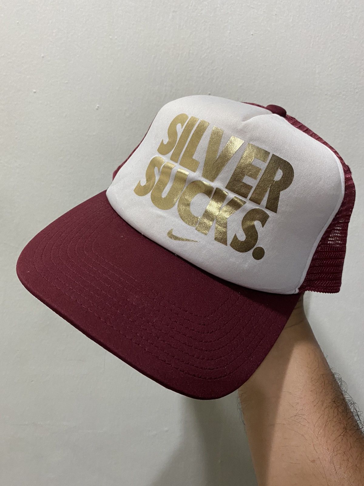 Nike Nike Silver Sucks Trucked Hat Size ONE SIZE - 2 Thumbnail